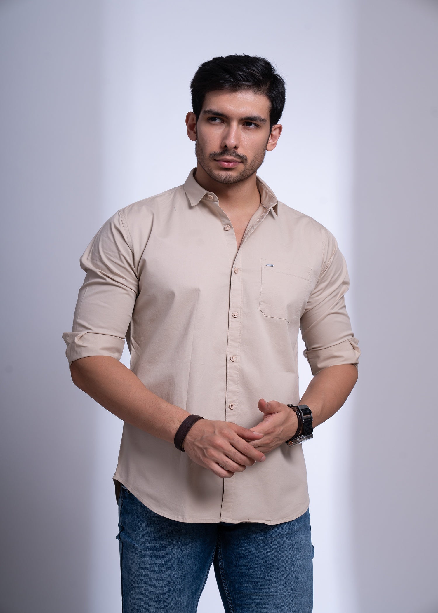 Turpin Solid Full Sleeve Shirt