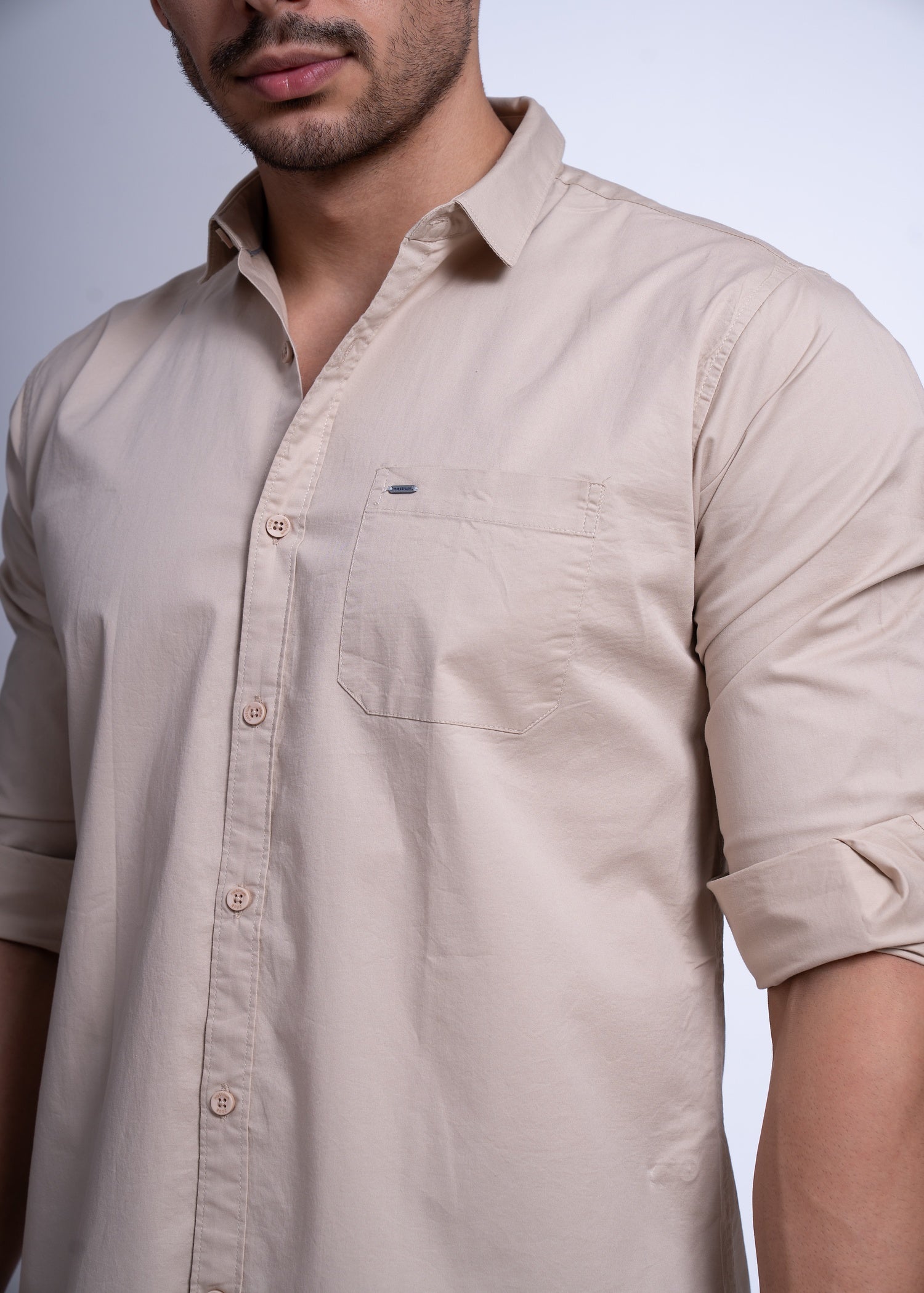 Turpin Solid Full Sleeve Shirt