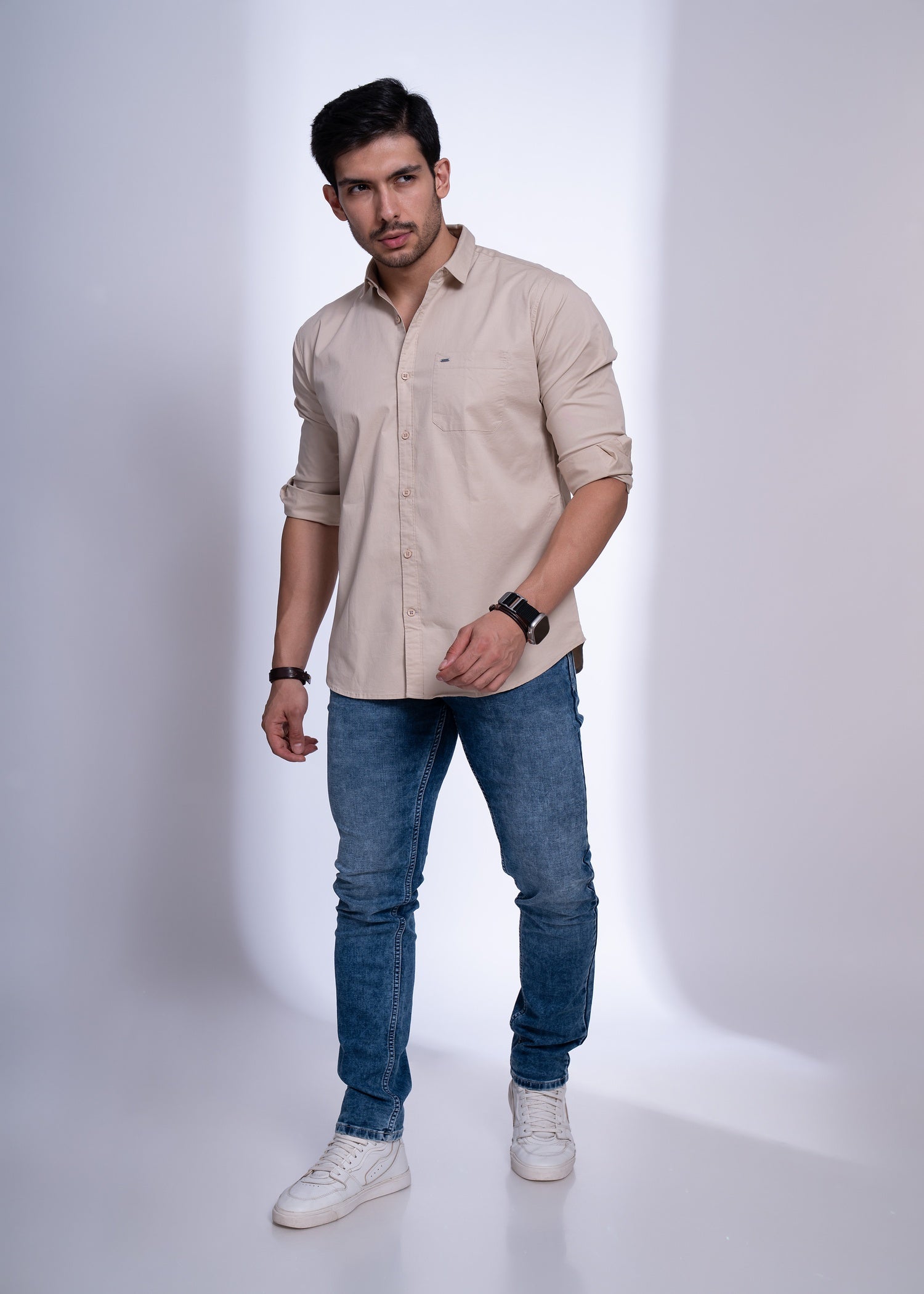 Turpin Solid Full Sleeve Shirt