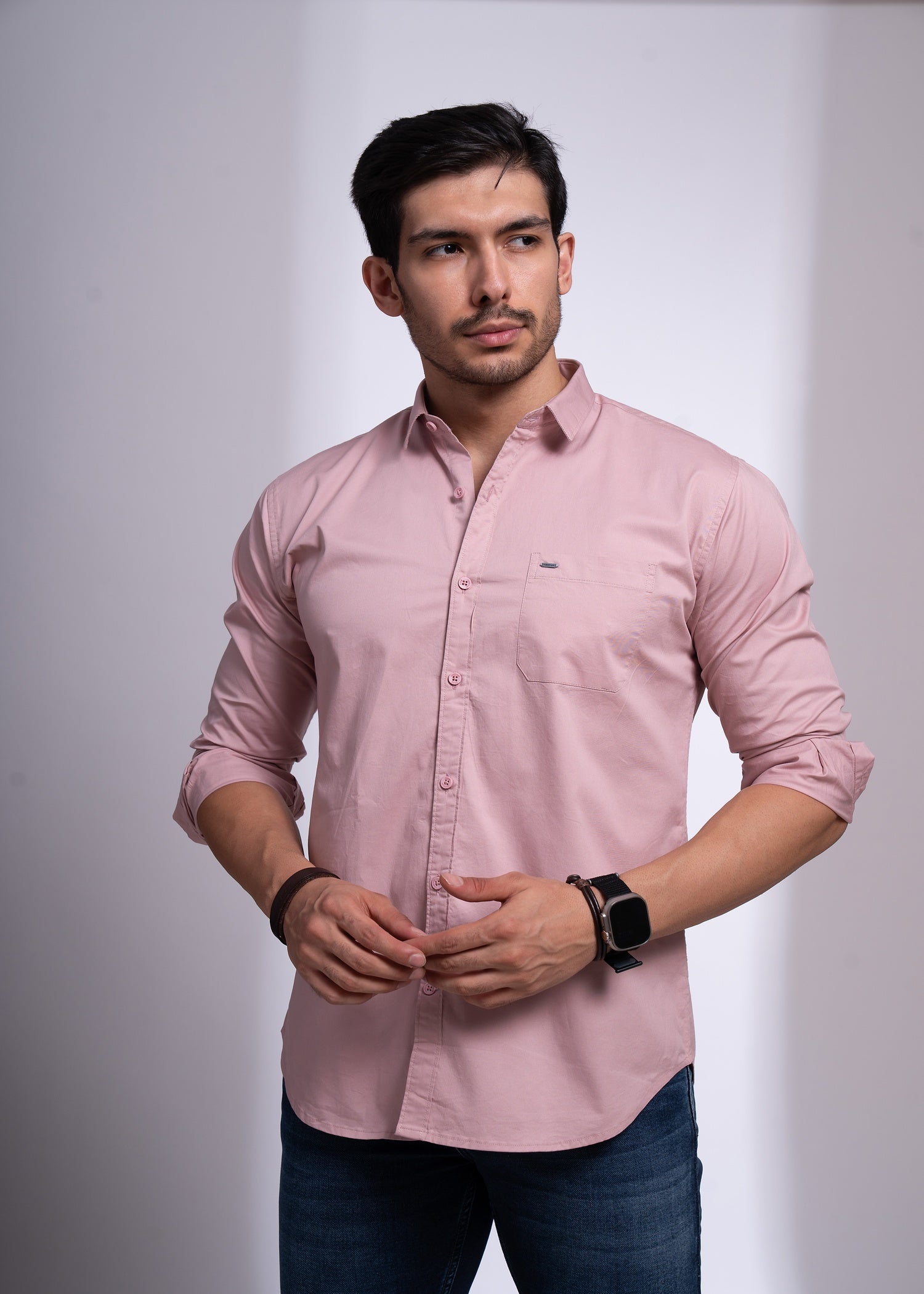 Turpin Solid Full Sleeve Shirt