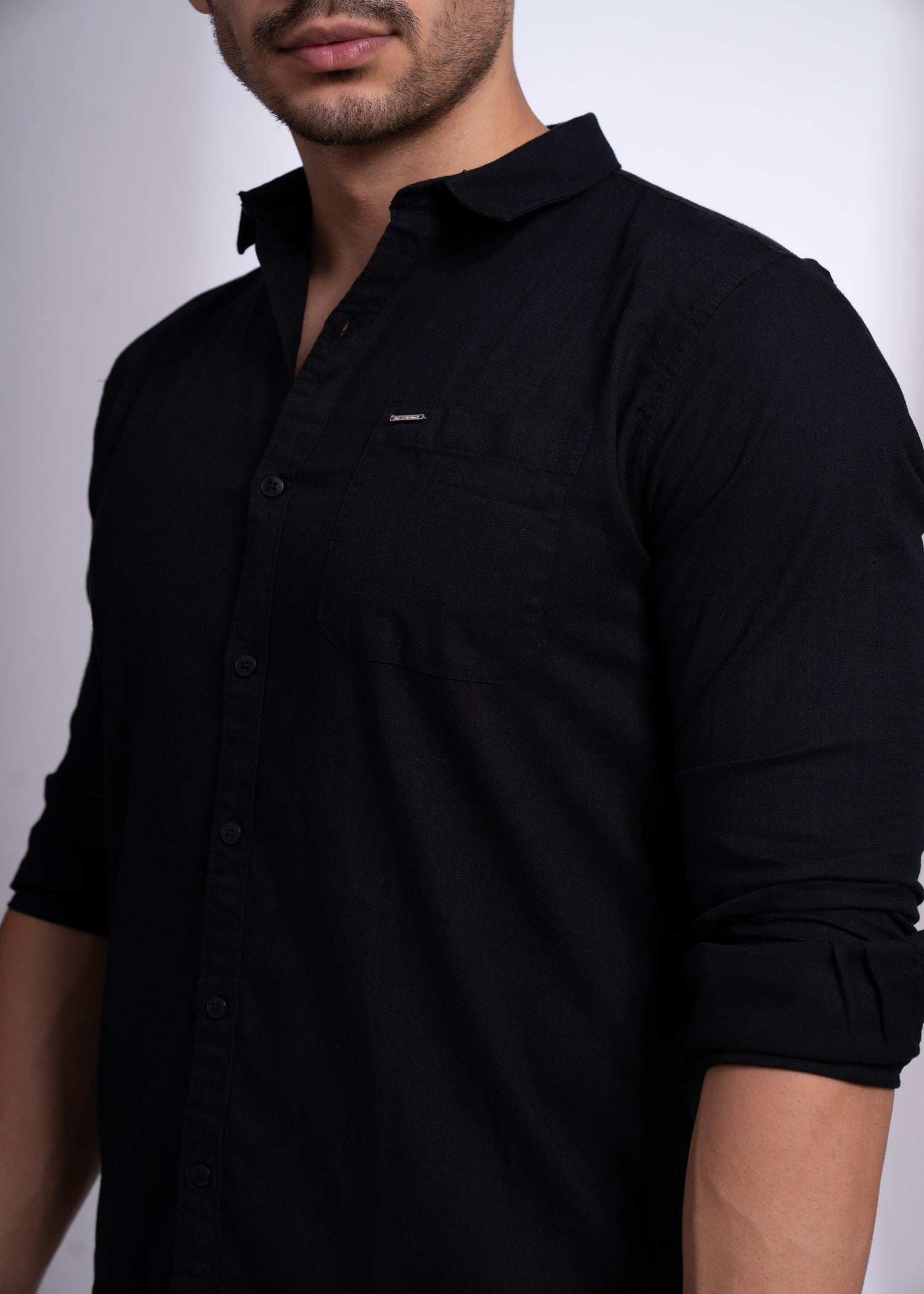 Turpin Solid Full Sleeve Shirt