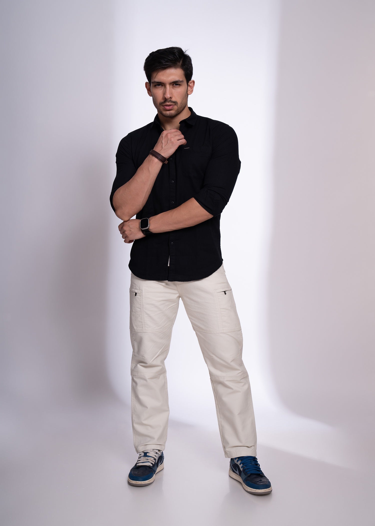 Turpin Solid Full Sleeve Shirt