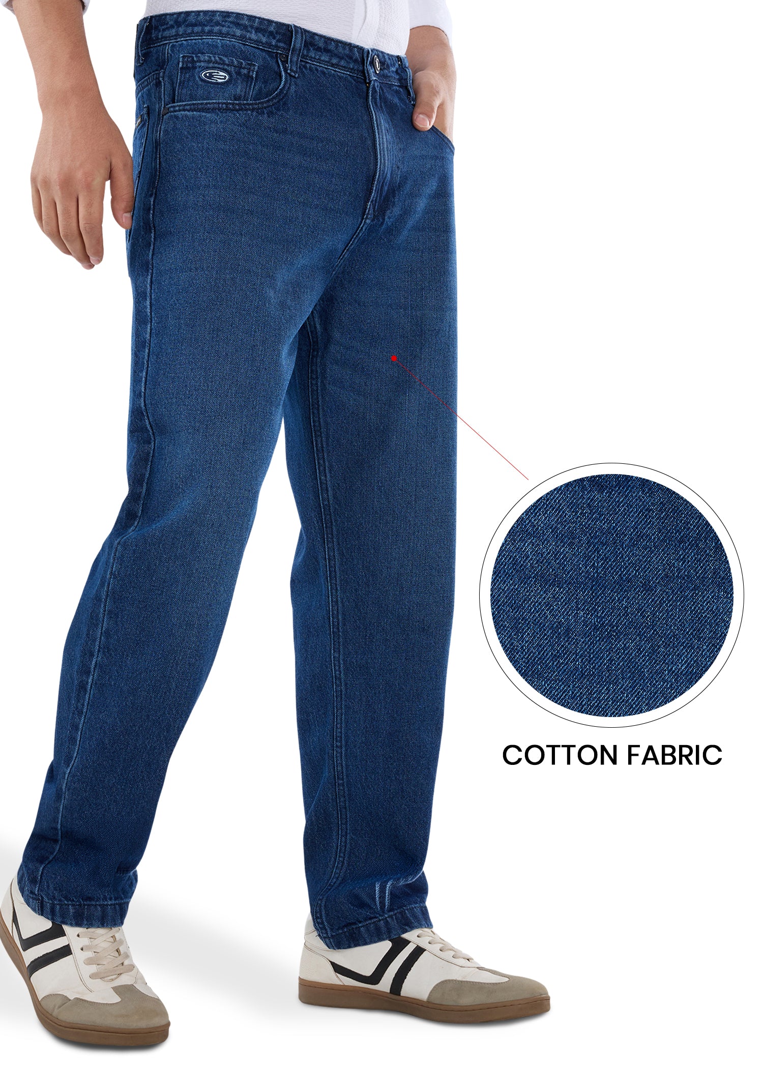 Tony A Cotton Baggy Denim Jeans