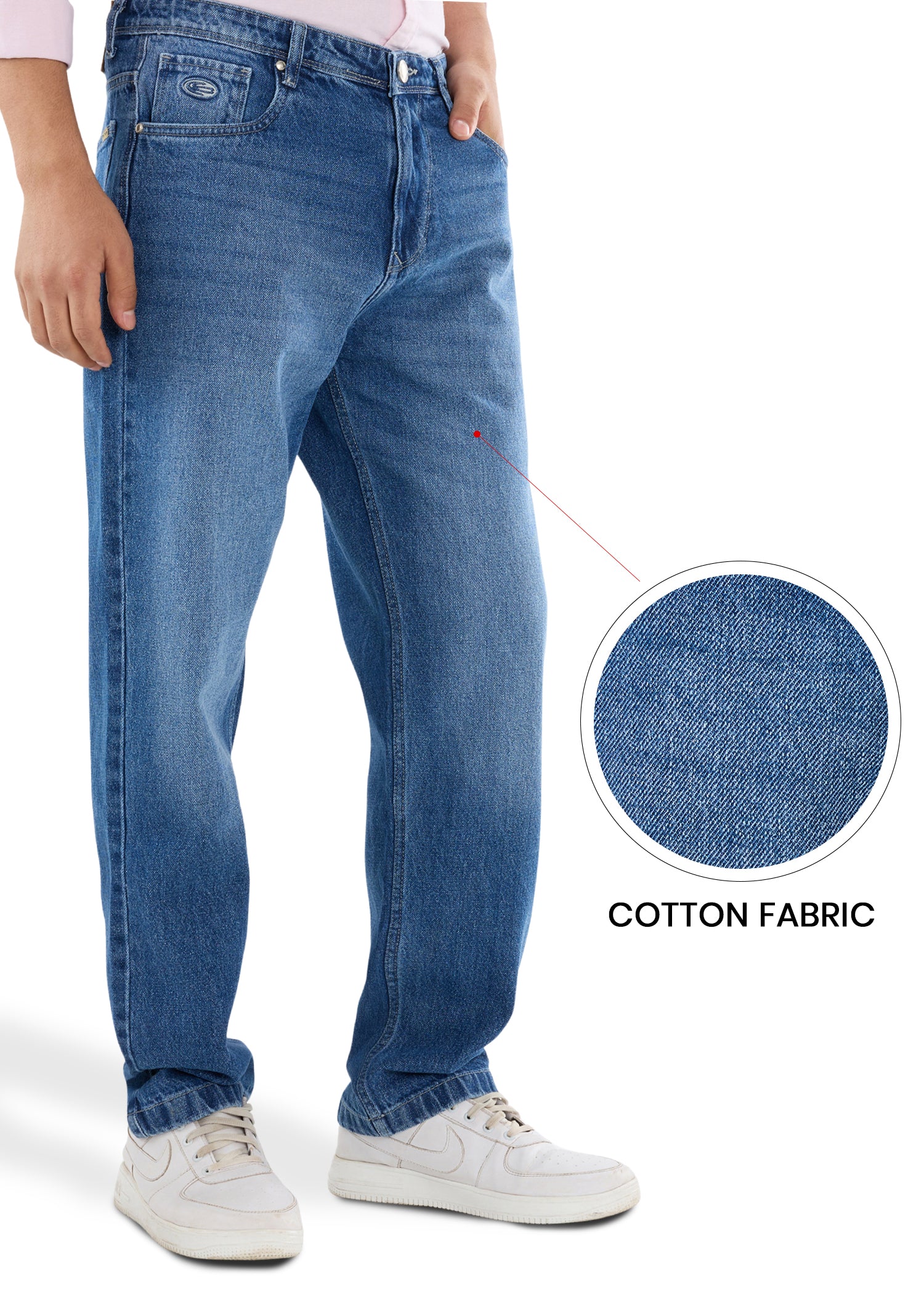Tony B Cotton Baggy Denim Jeans