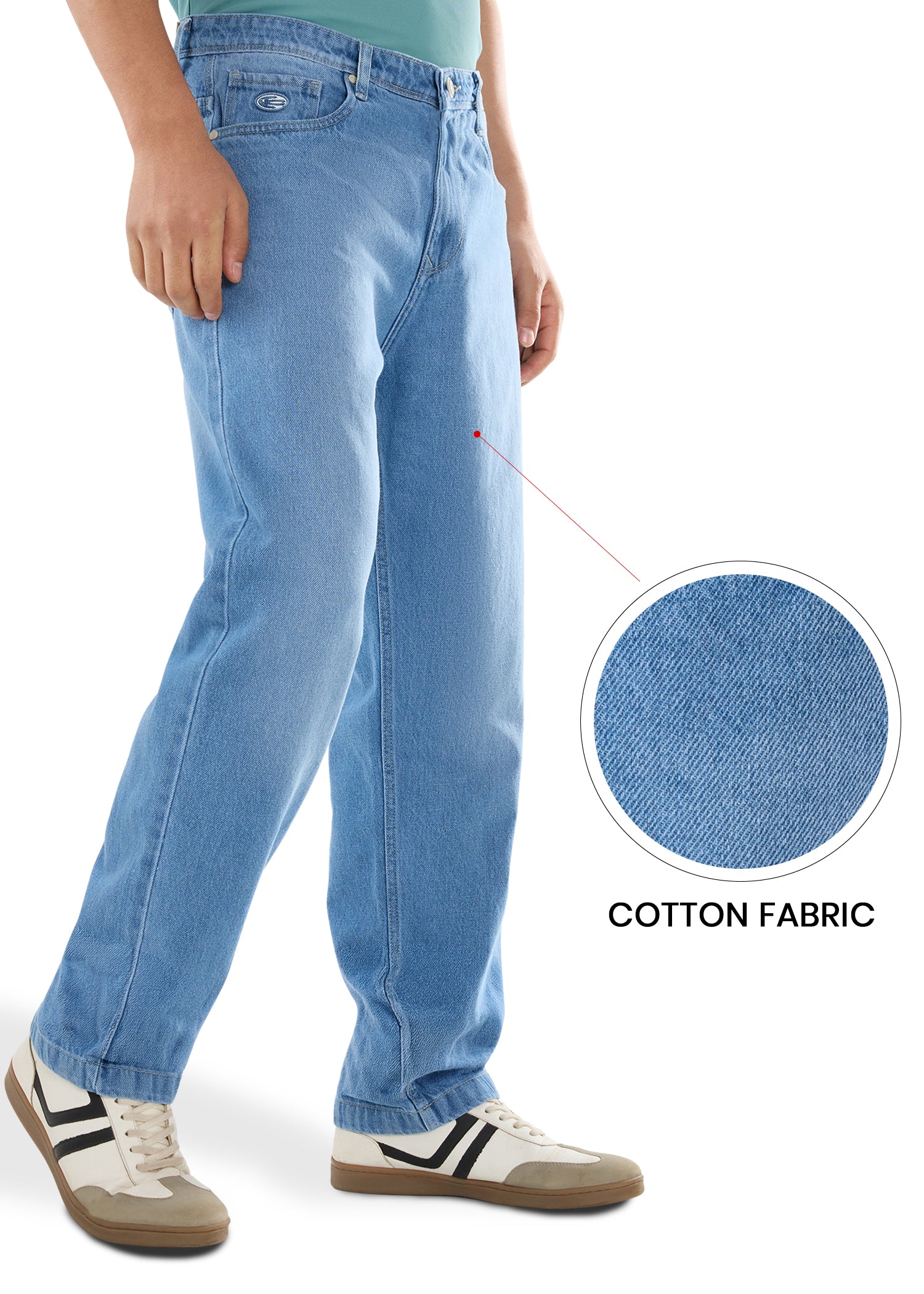 Tony C Cotton Baggy Denim Jeans