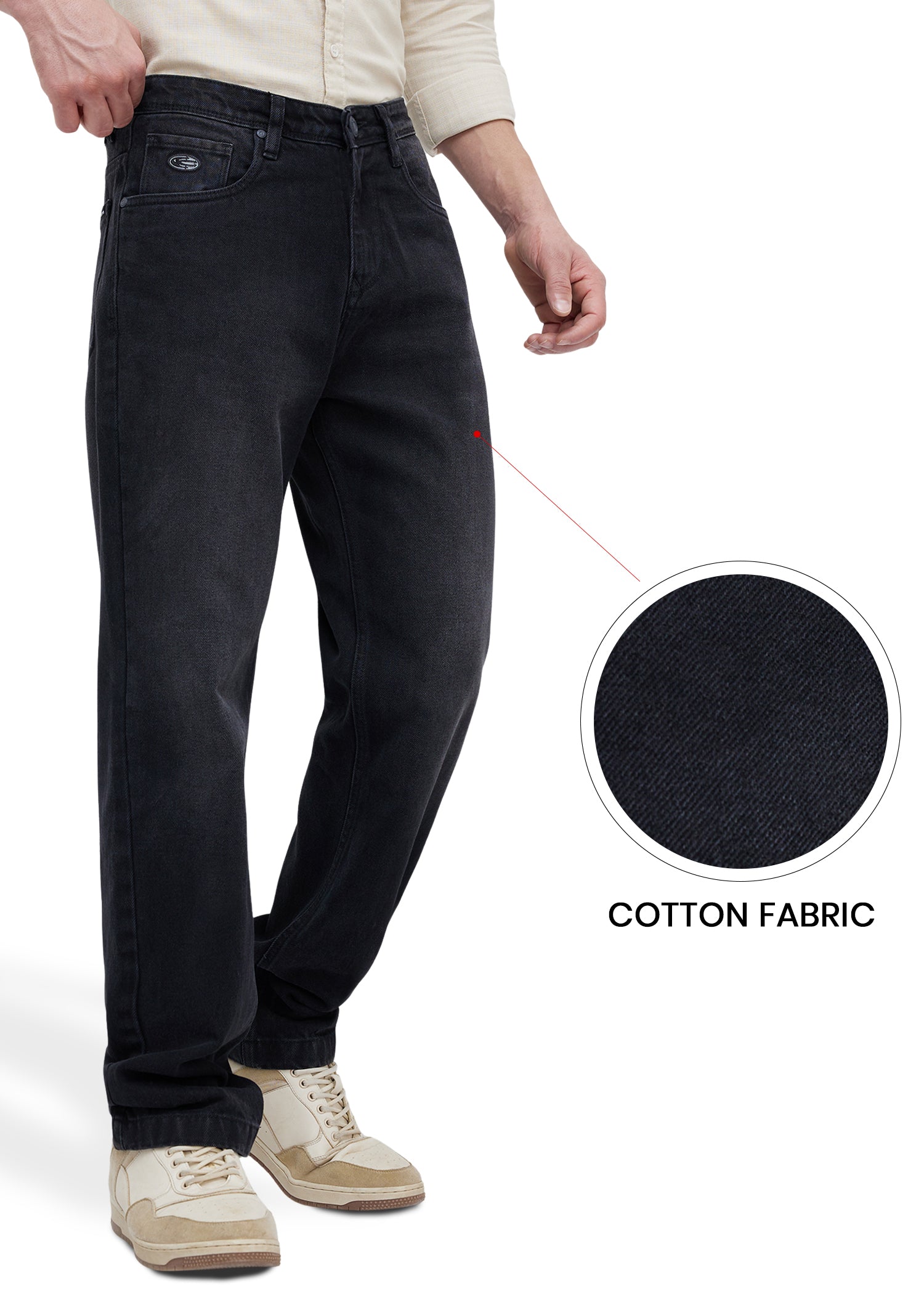 Tony E Cotton Baggy Denim Jeans