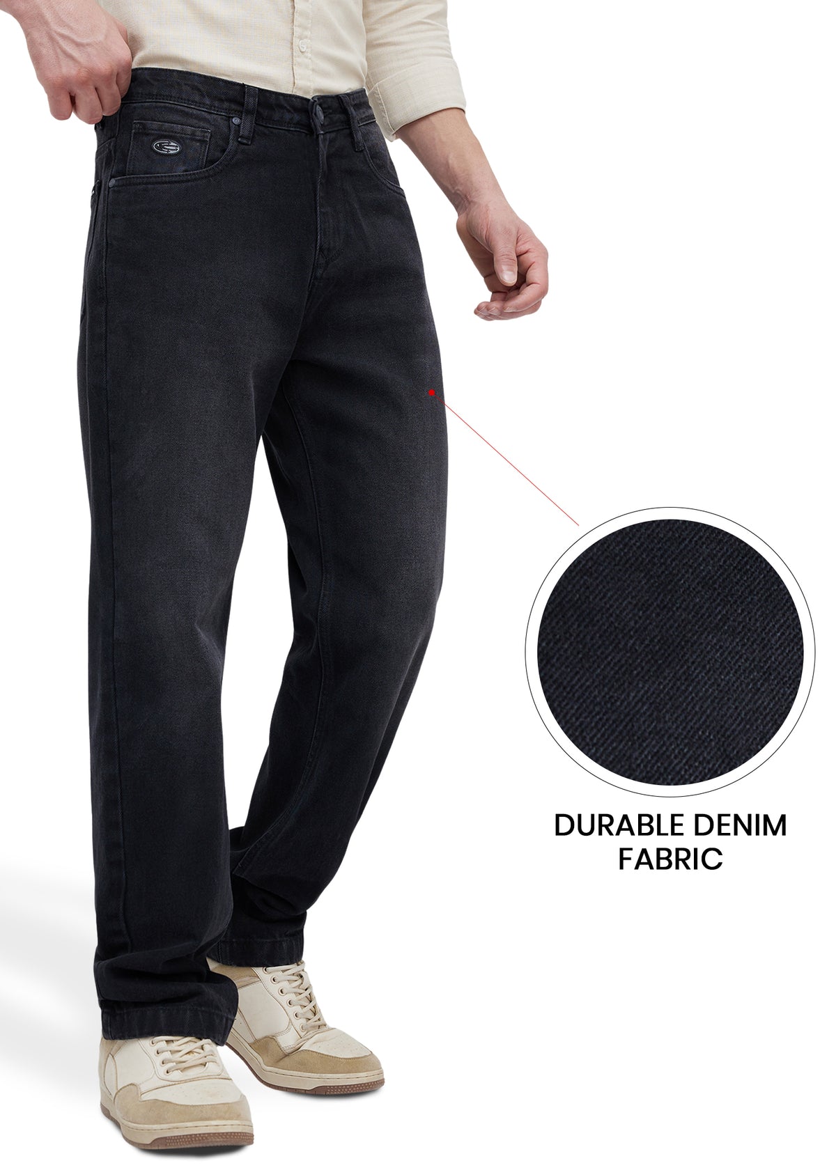 Tony E Cotton Relaxed Fit Denim Jeans