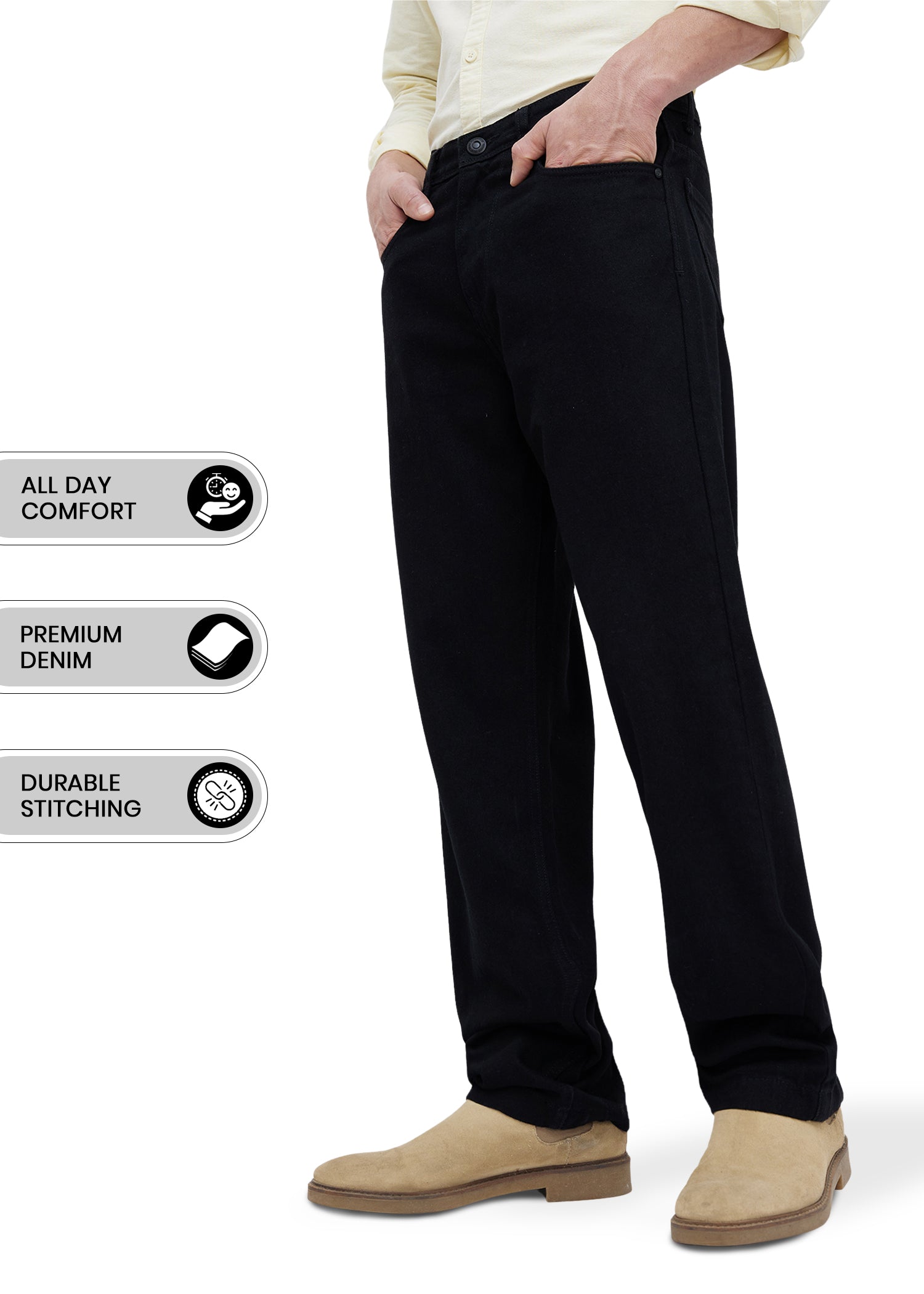 Tony F Cotton Baggy Denim Jeans