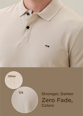 Cherry Half Sleeve Polo T-Shirt | Smart Casual Style