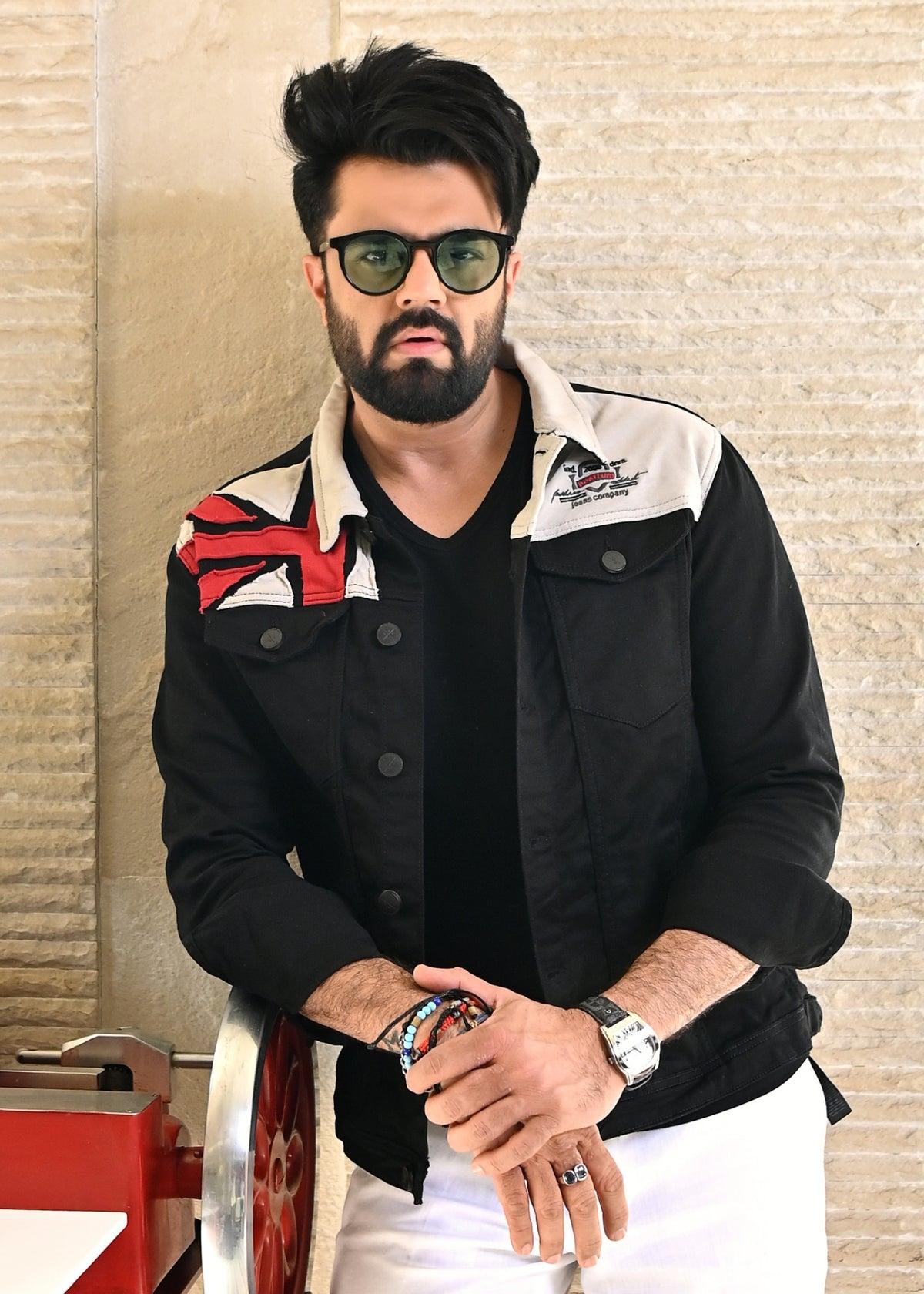 Gramont Geometric Pattern Jacket