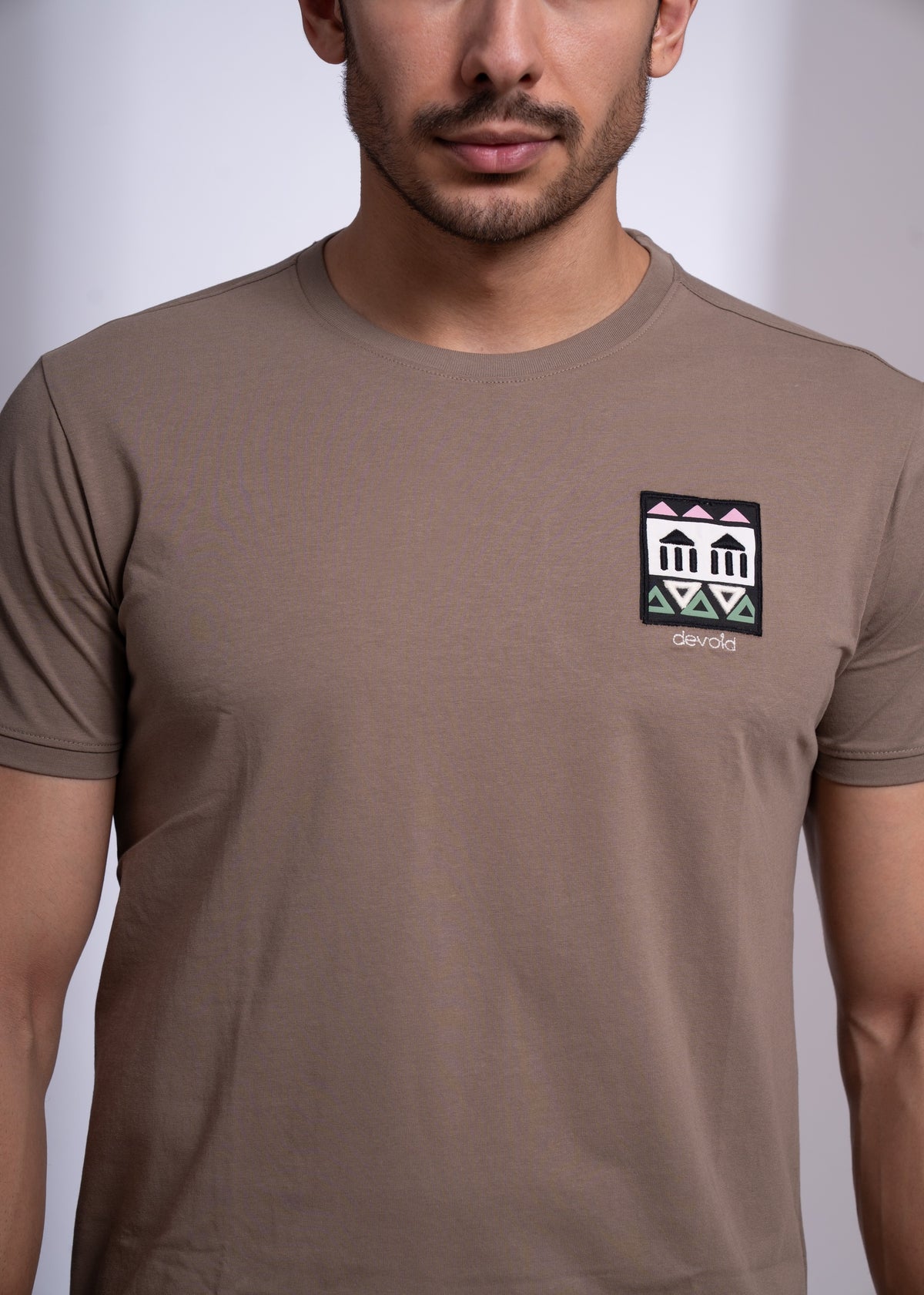 Printed Round Neck T-Shirt for Men | Casual Half Sleeve Tee