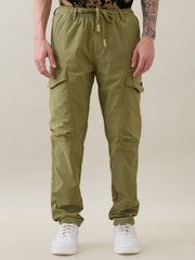 Deswark Polycotton Drawstring Cargo: Light Olive