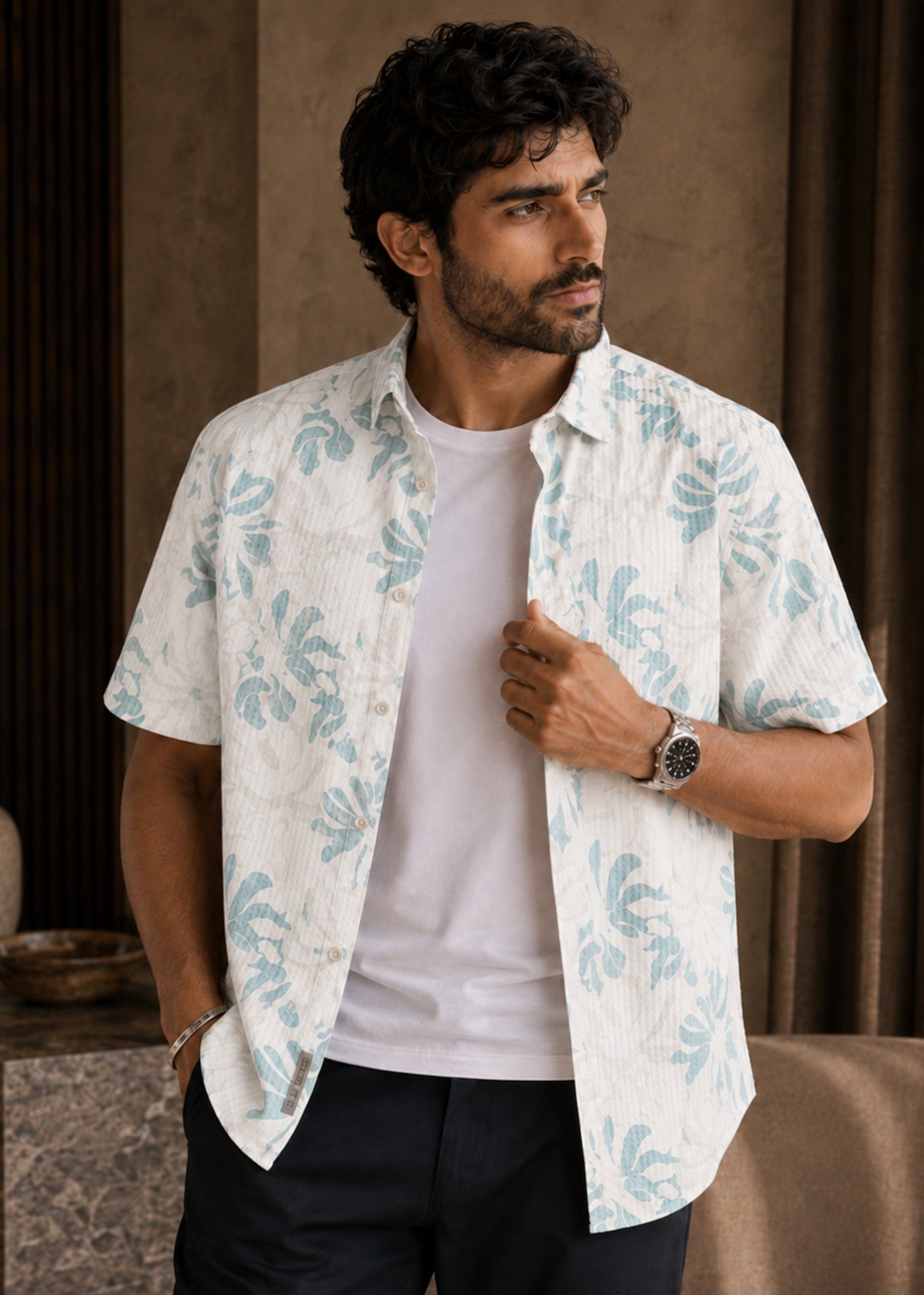 Woodson Printed Casual Shirt