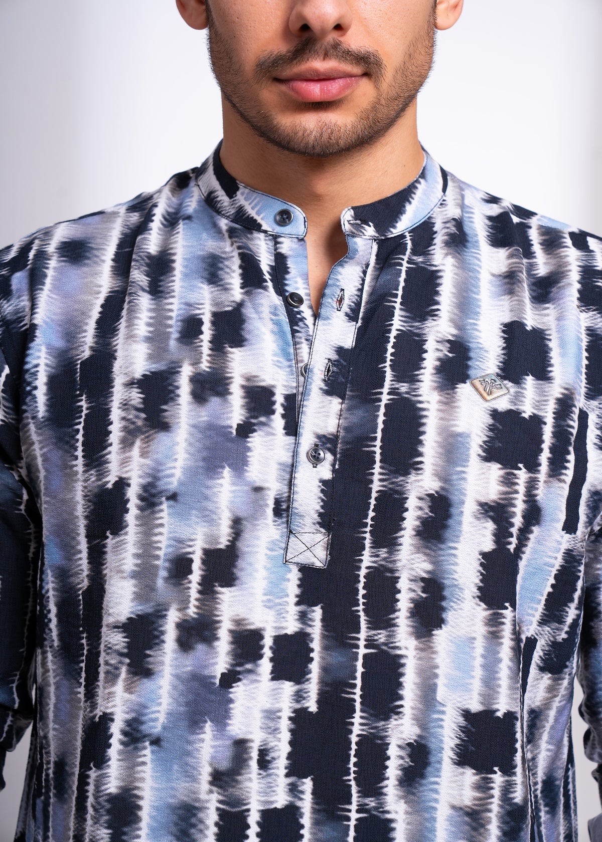 Trendy Printed Kurta for Men | Casual & Stylish Long Sleeve Wear