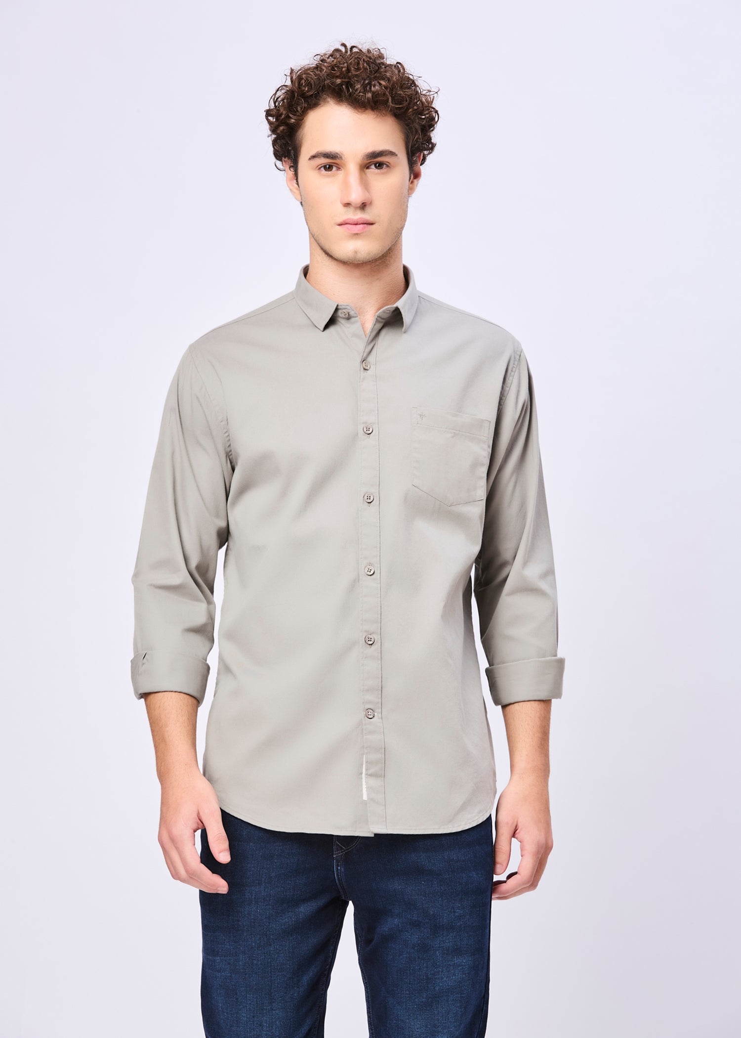 Thurman Solid Full Sleeve Shirt