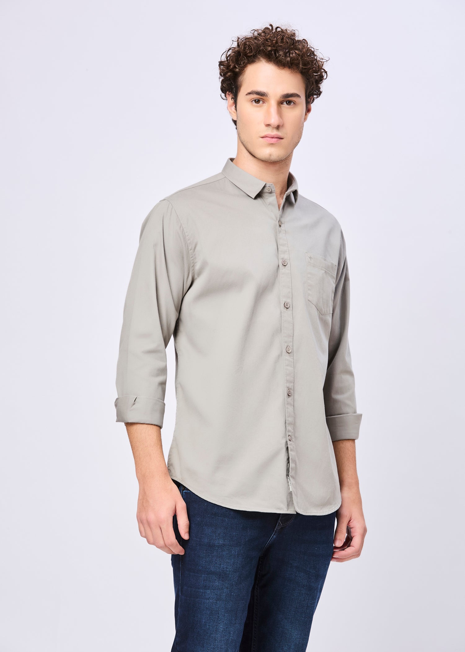 Thurman Solid Full Sleeve Shirt