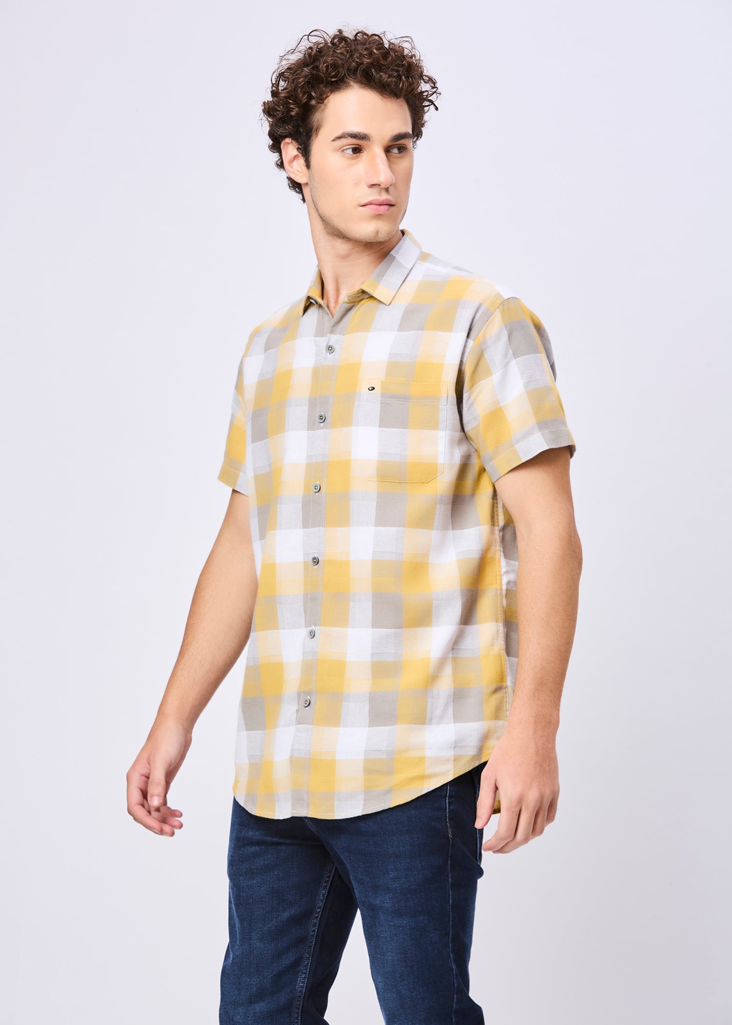 Halas Checked Half Sleeve Shirt