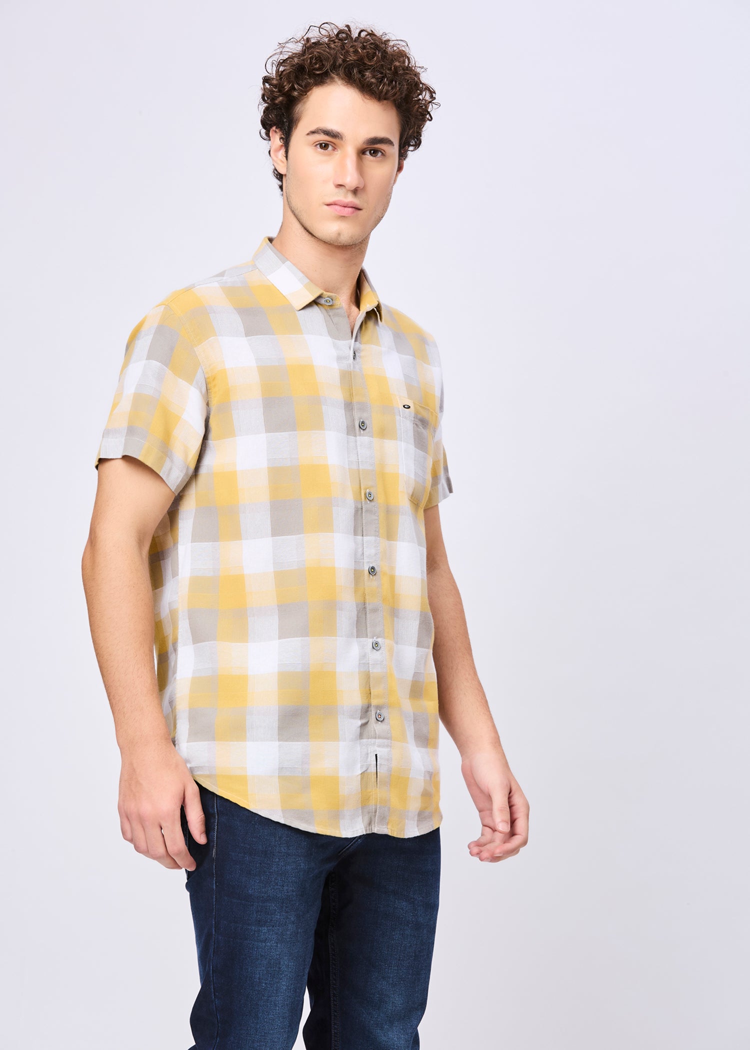 Halas Checked Half Sleeve Shirt