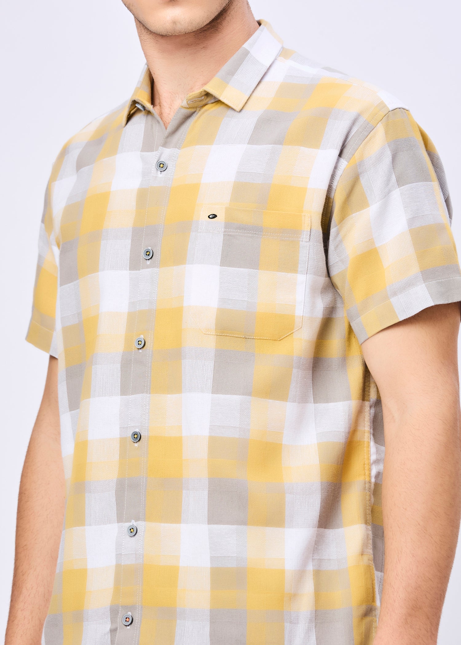 Halas Checked Half Sleeve Shirt