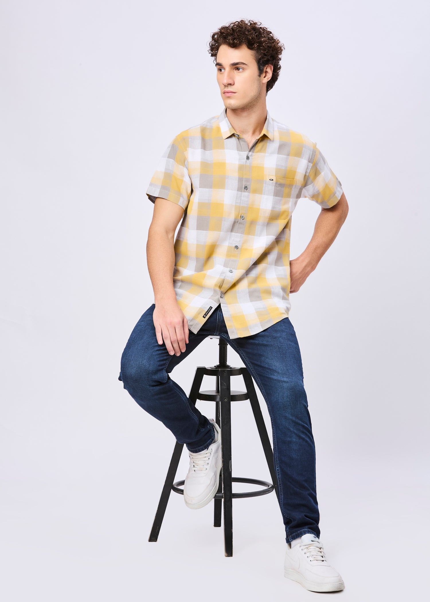 Halas Checked Half Sleeve Shirt