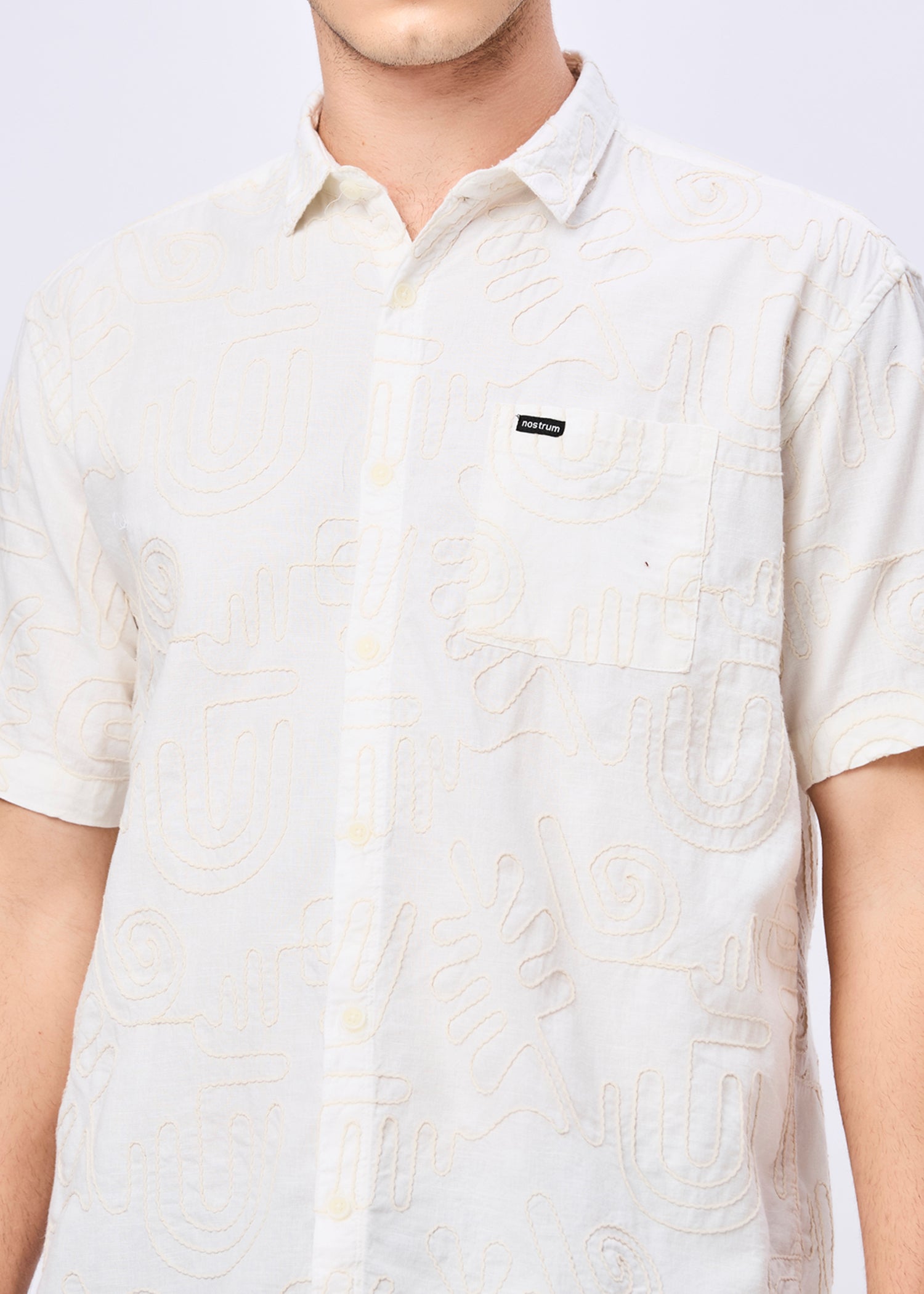 Anderson Embroidered Half Sleeve Shirt