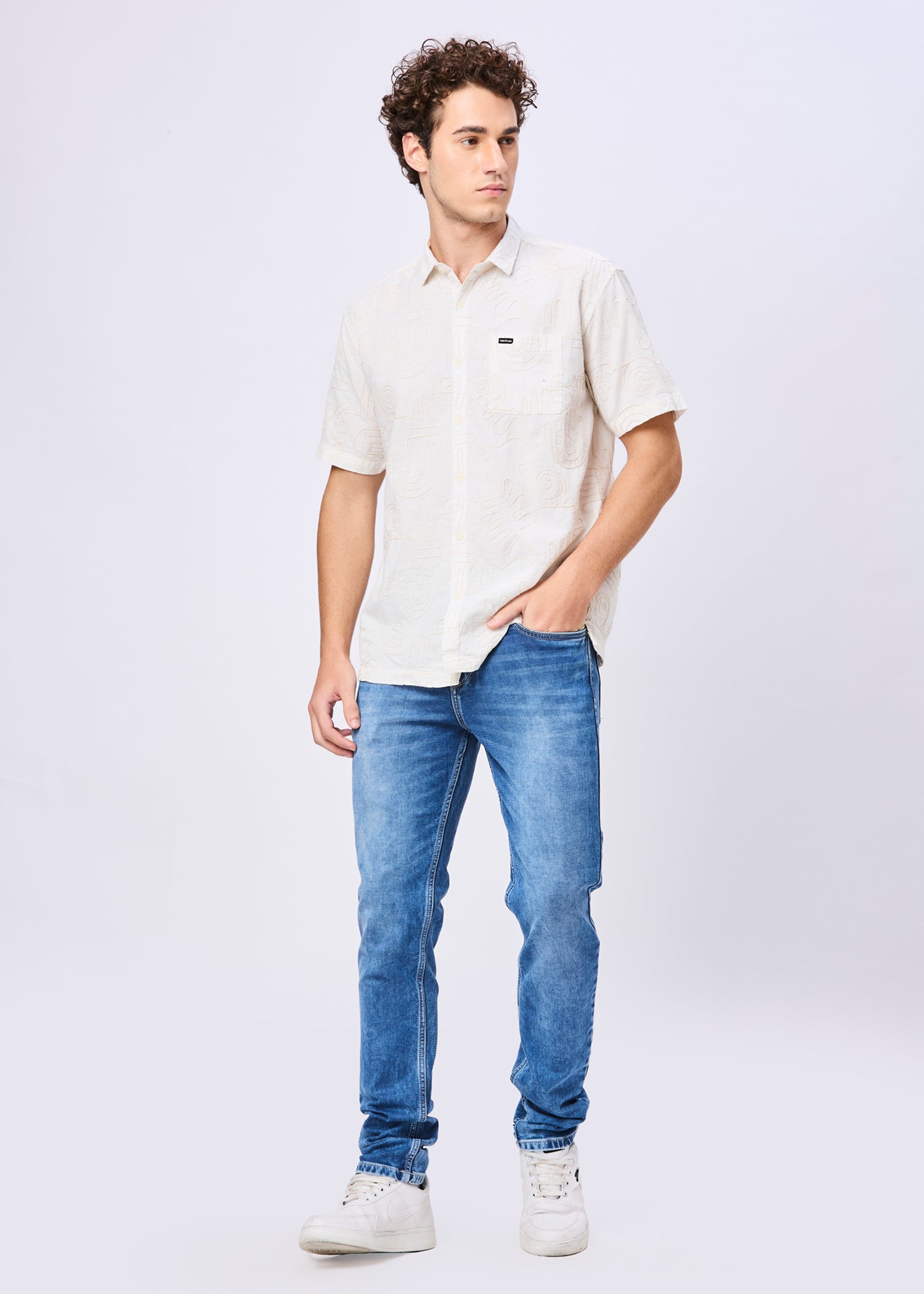 Anderson Embroidered Half Sleeve Shirt