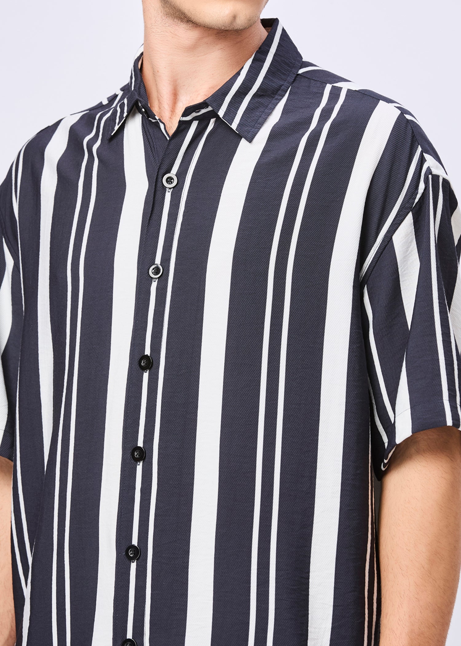 Bechtol Striped Oversized Shirt