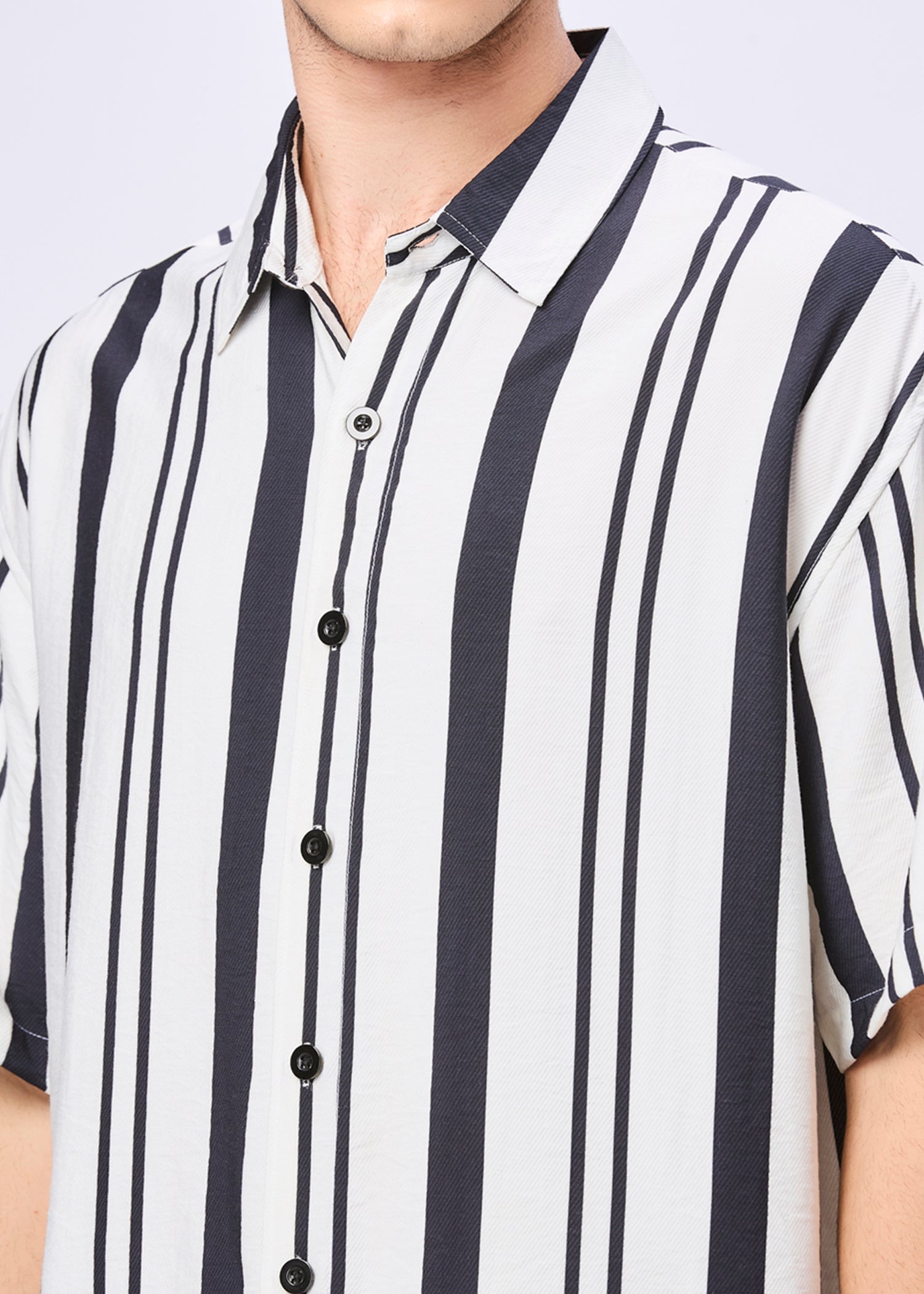 Bechtol Striped Oversized Shirt