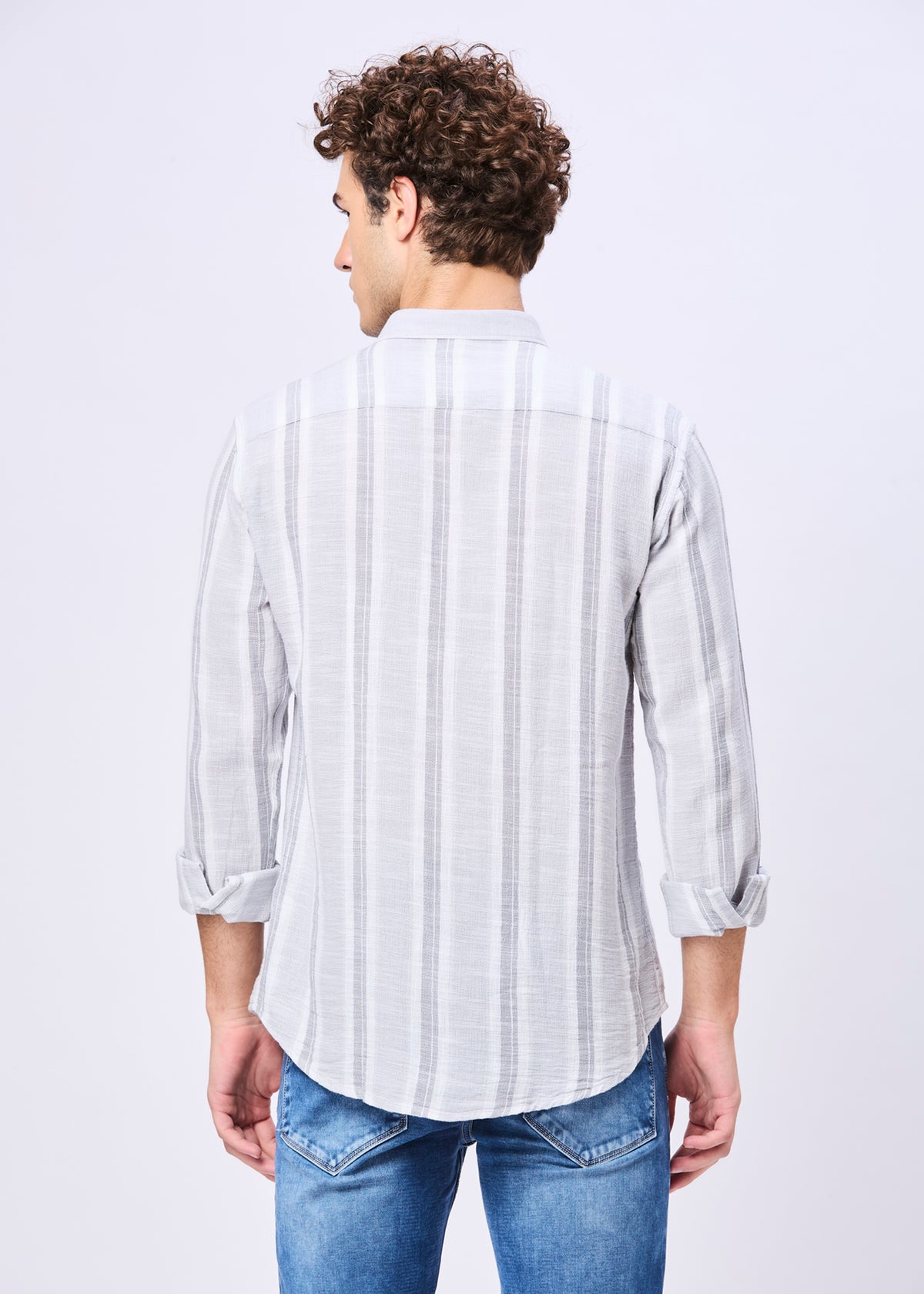Variation Striped Full Sleeve Shirt
