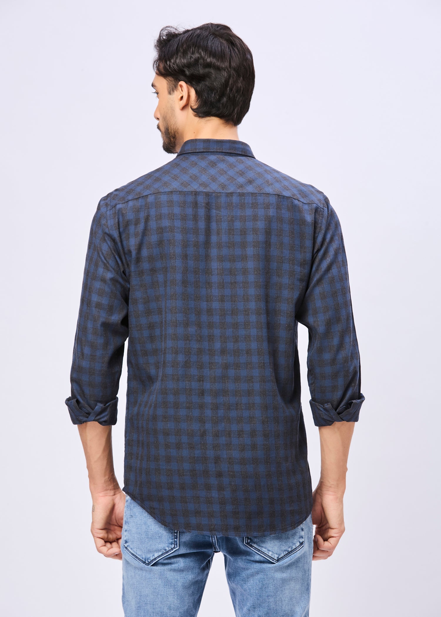 Mawae Gingham Checked Casual Shirt