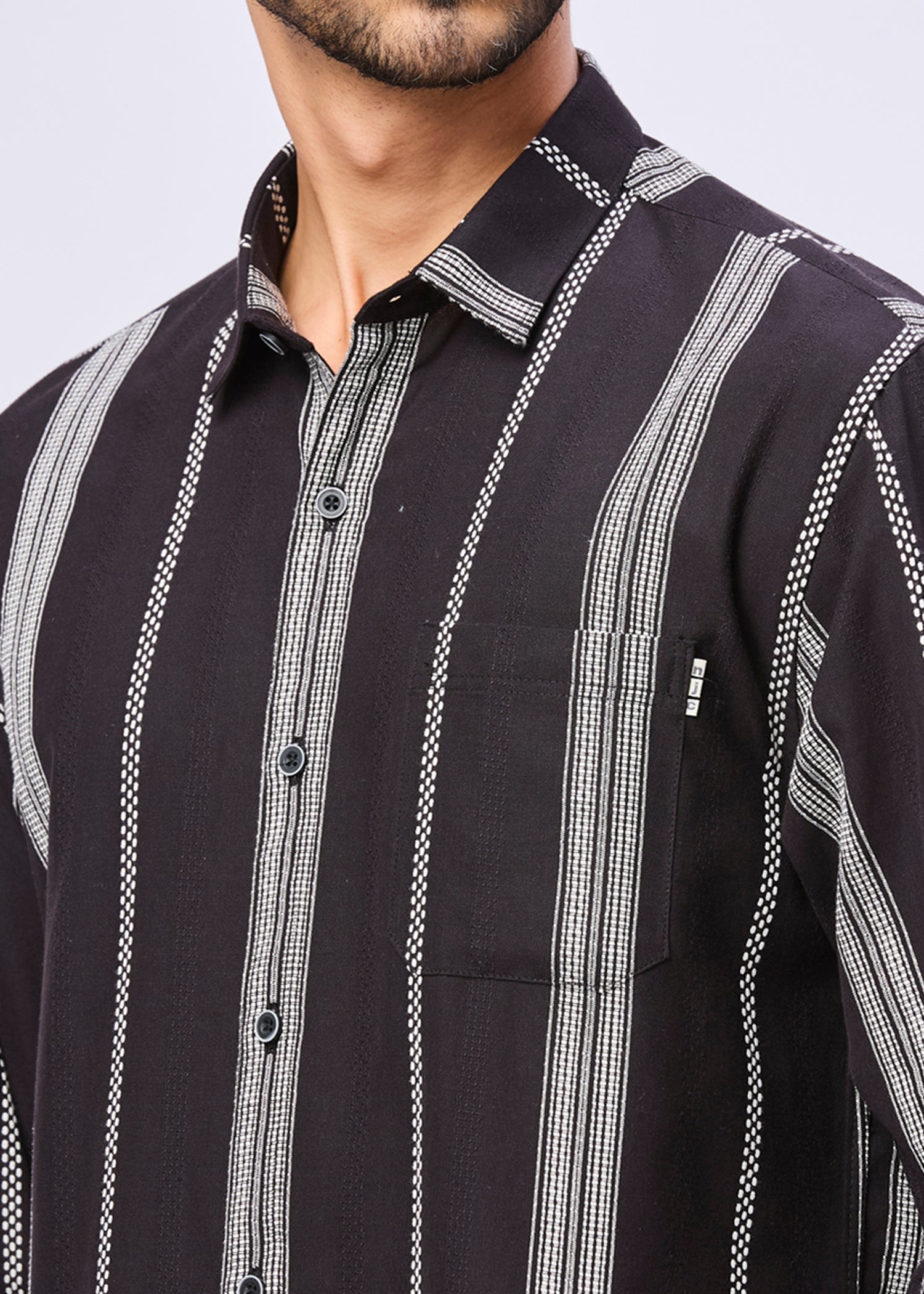 Blightly Striped Full Sleeve Shirt