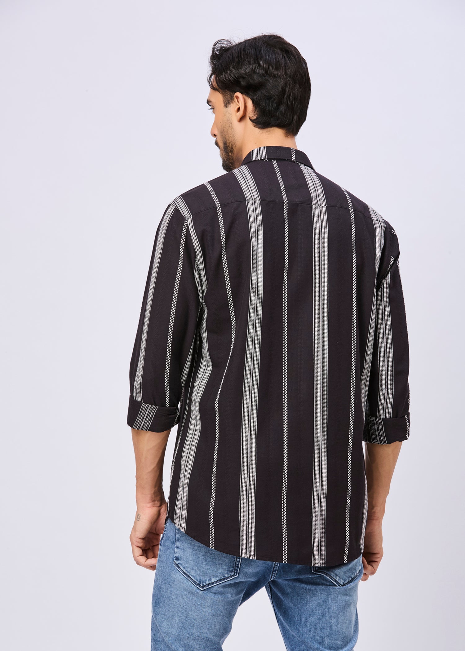 Blightly Striped Full Sleeve Shirt