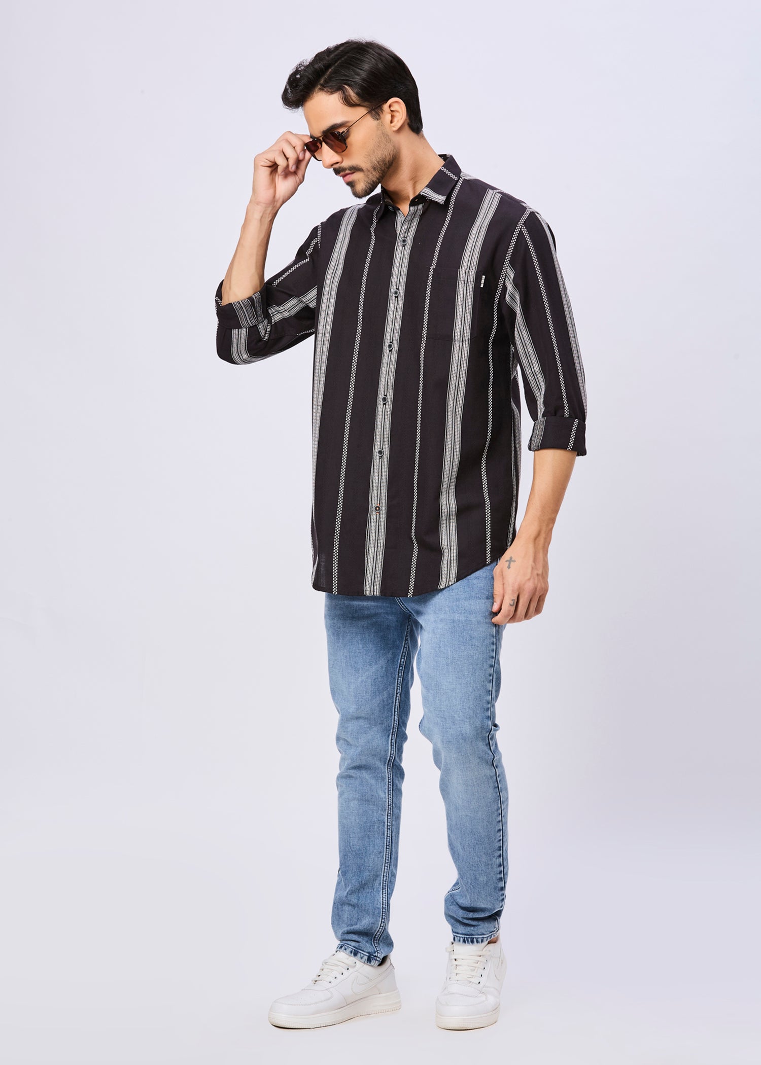 Blightly Striped Full Sleeve Shirt
