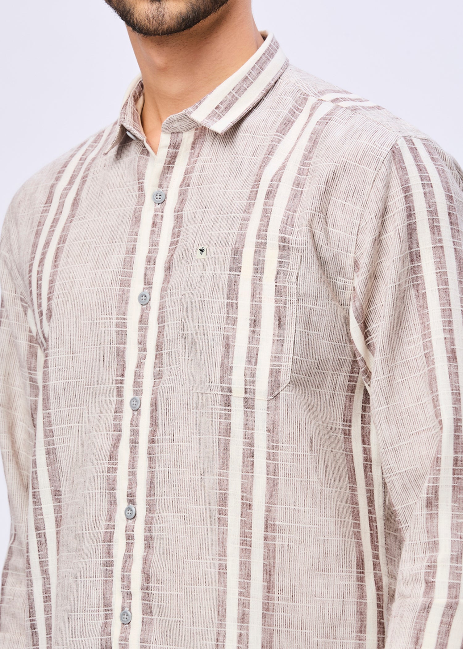 Clax Striped Casual Shirt