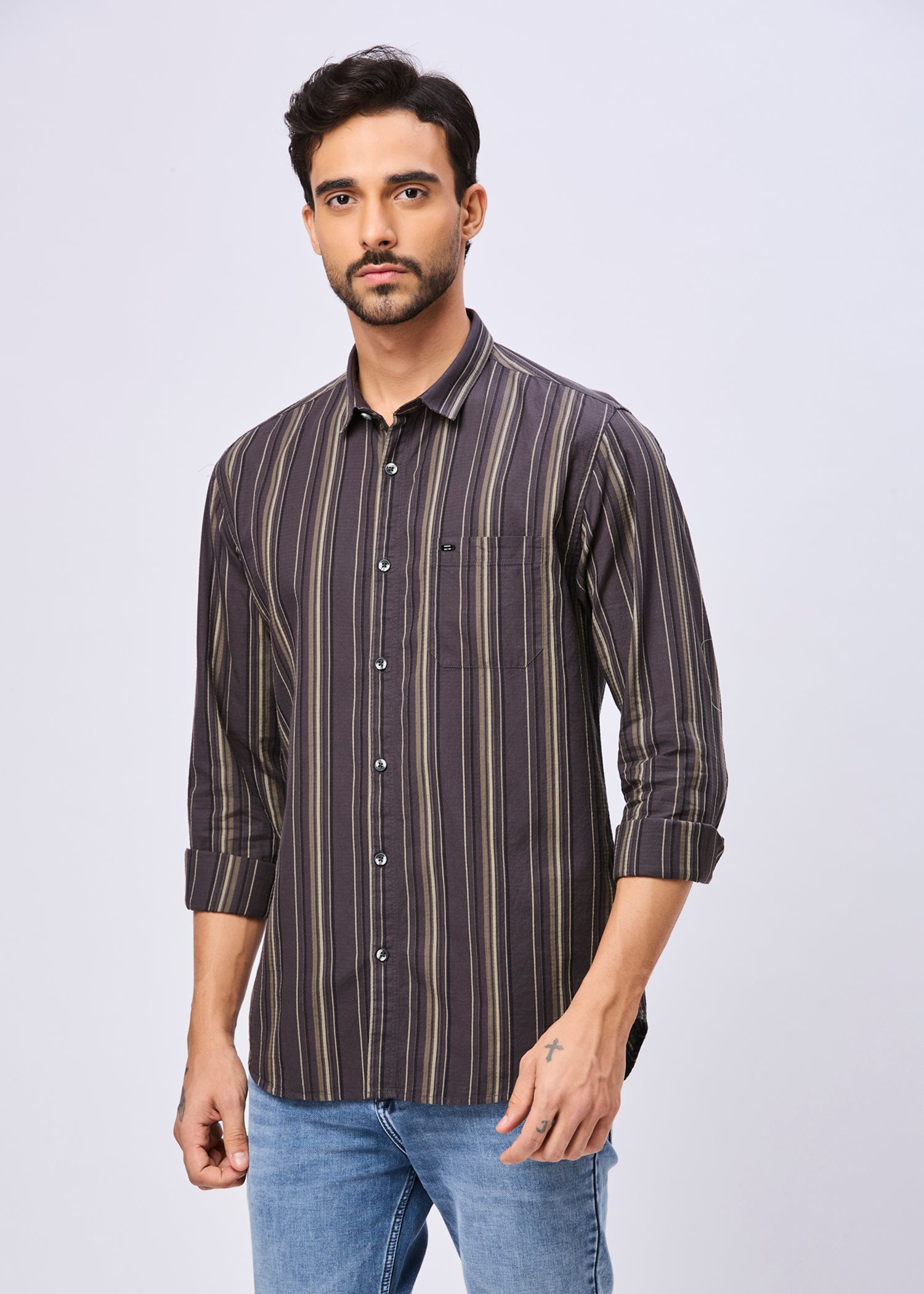 Homeland Striped Casual Shirt