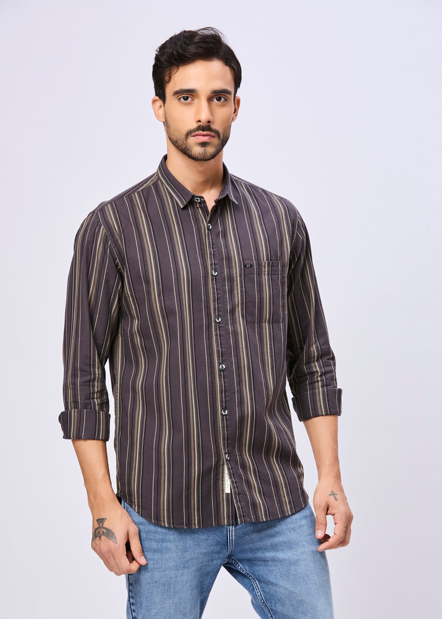 Homeland Striped Casual Shirt