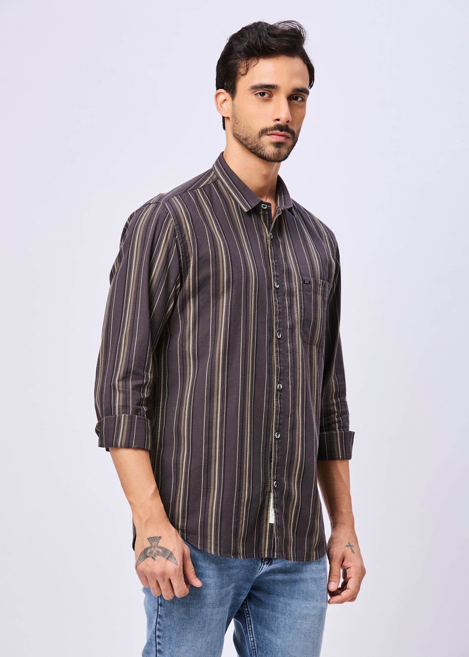 Homeland Striped Casual Shirt
