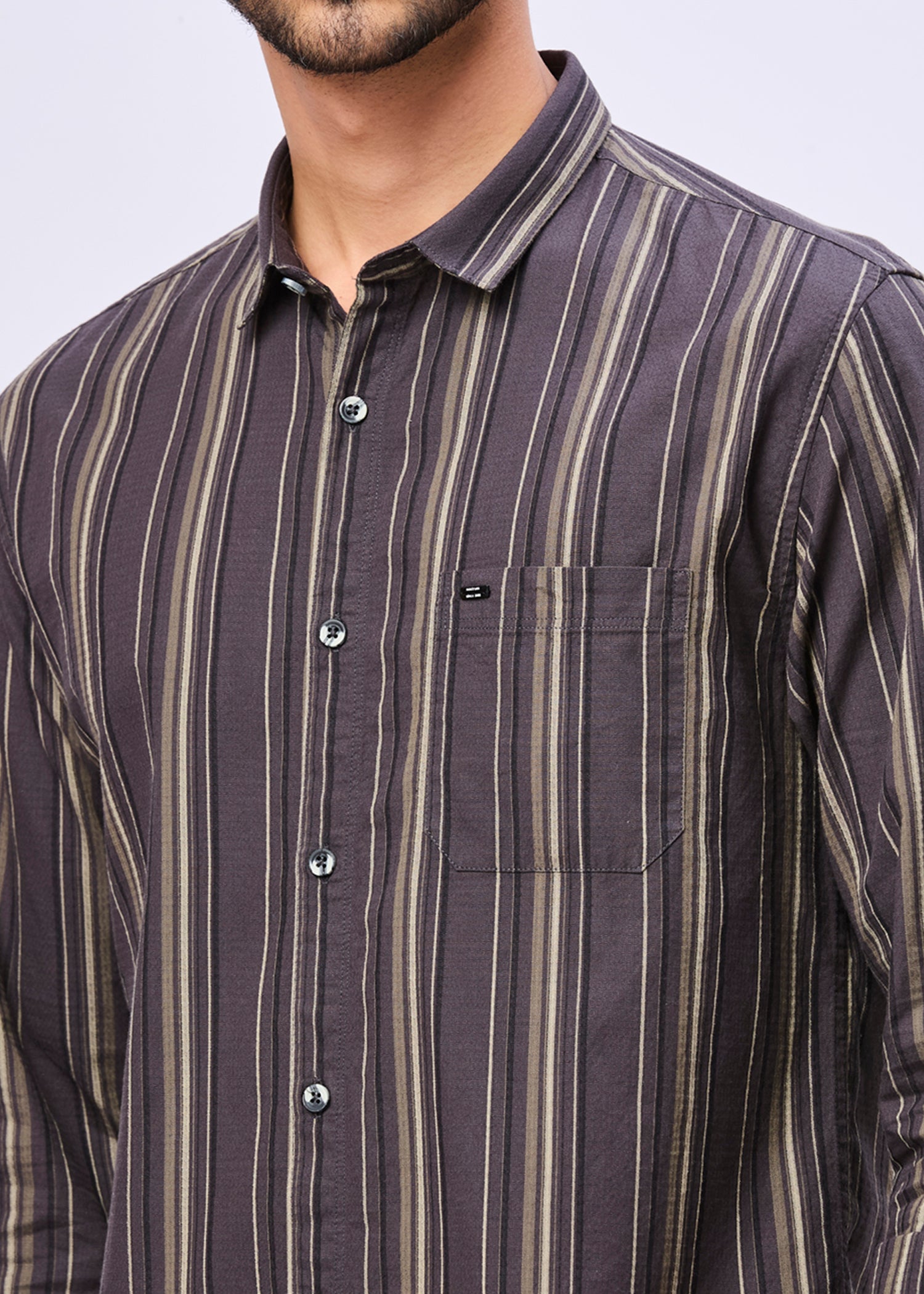 Homeland Striped Casual Shirt