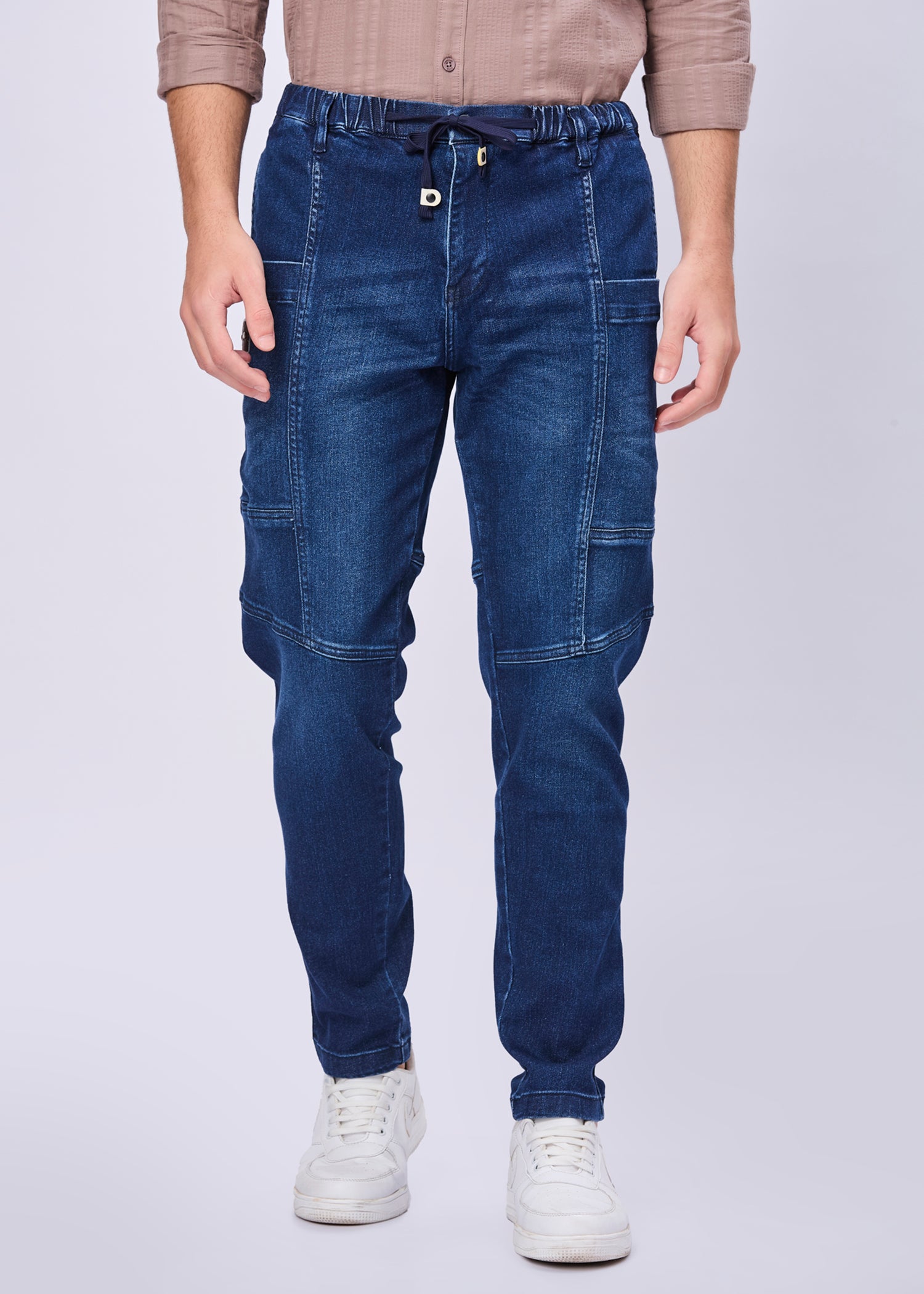 Qumper Denim Cargo Jeans