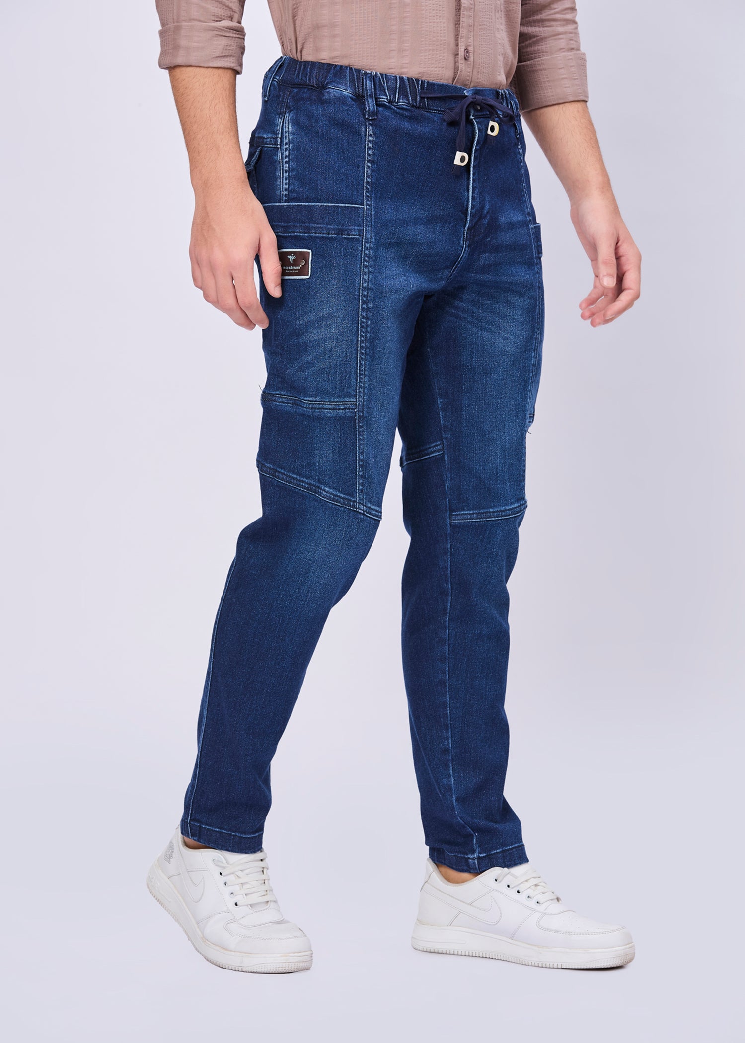 Qumper Denim Cargo Jeans