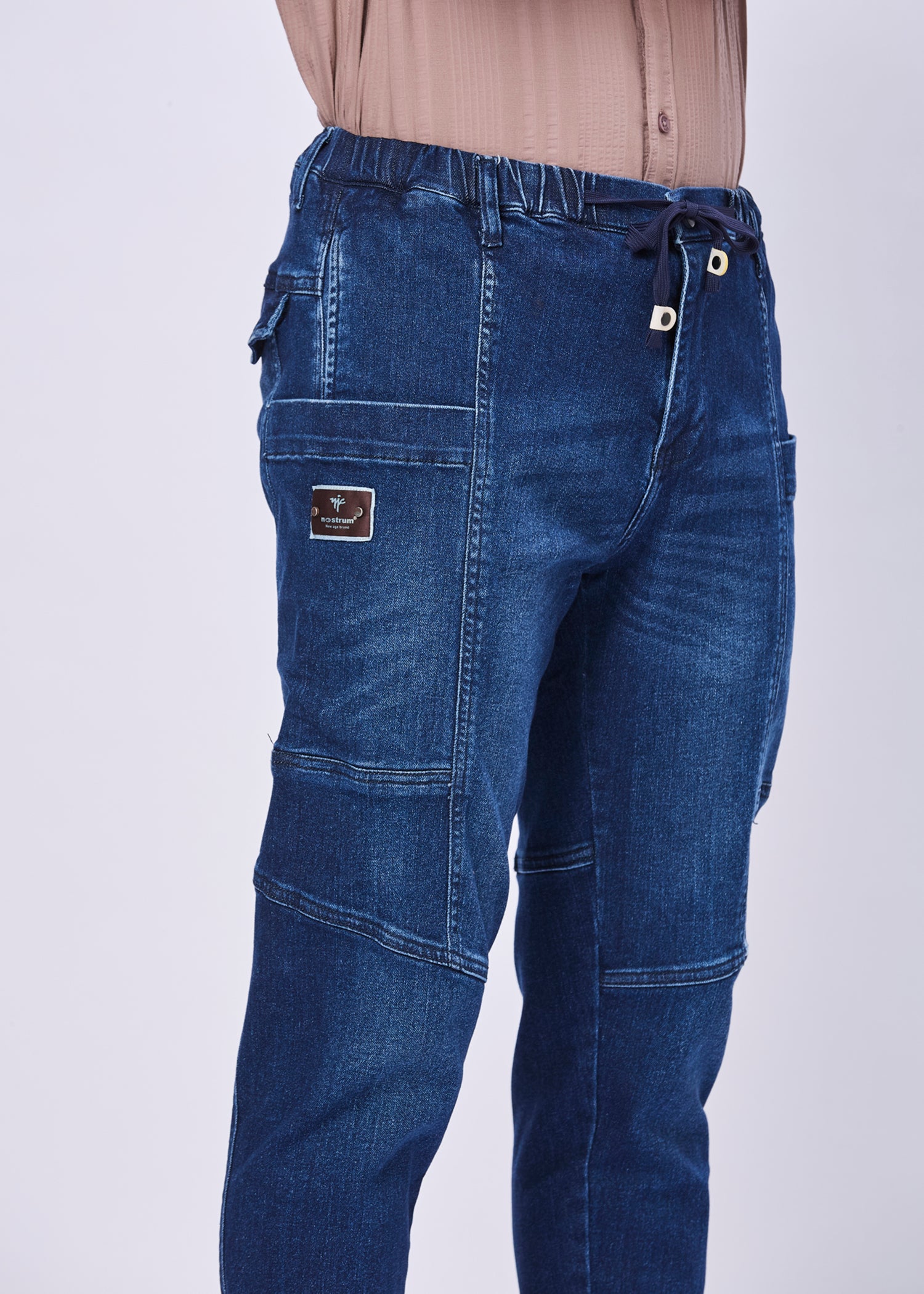Qumper Denim Cargo Jeans