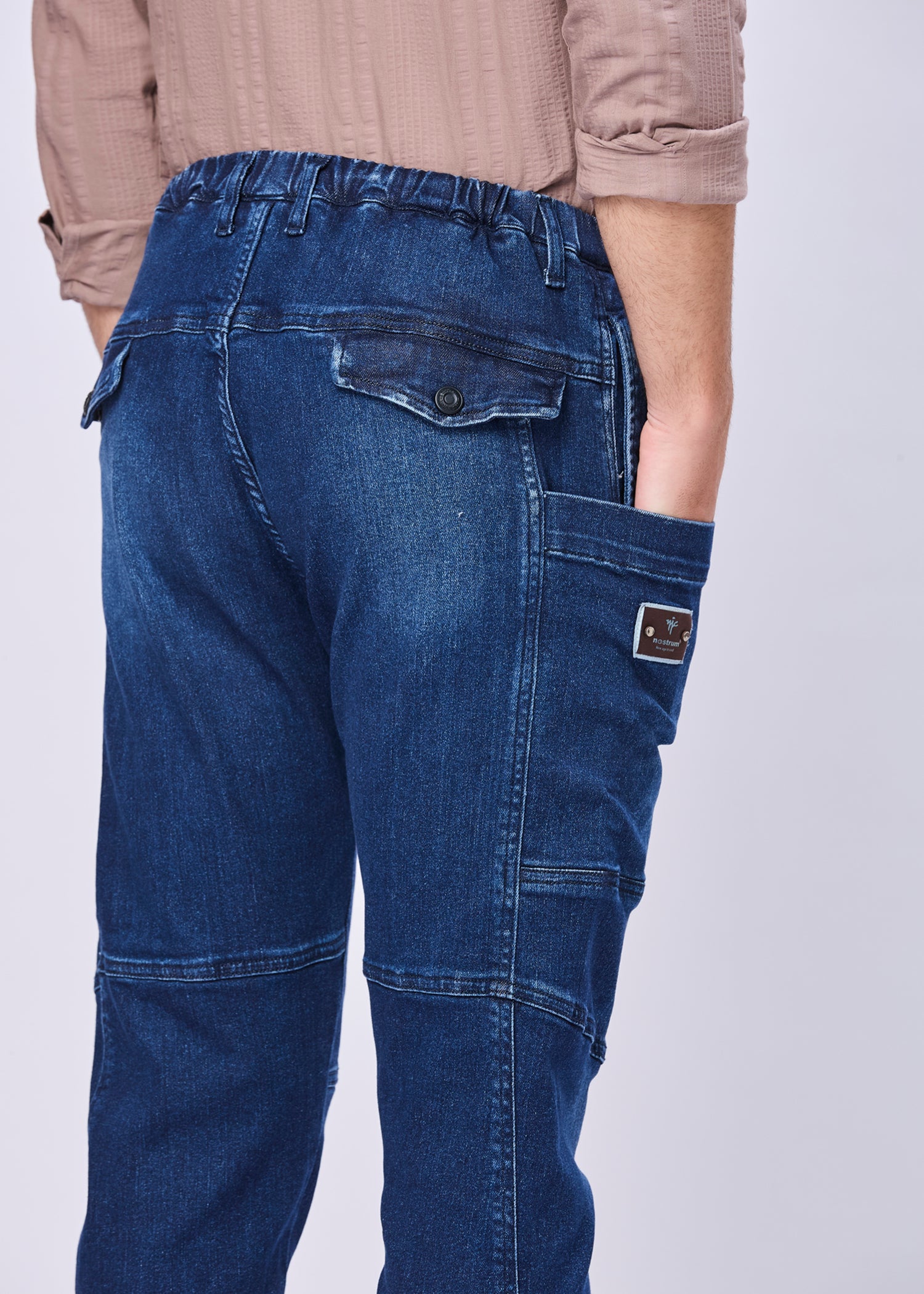 Qumper Denim Cargo Jeans