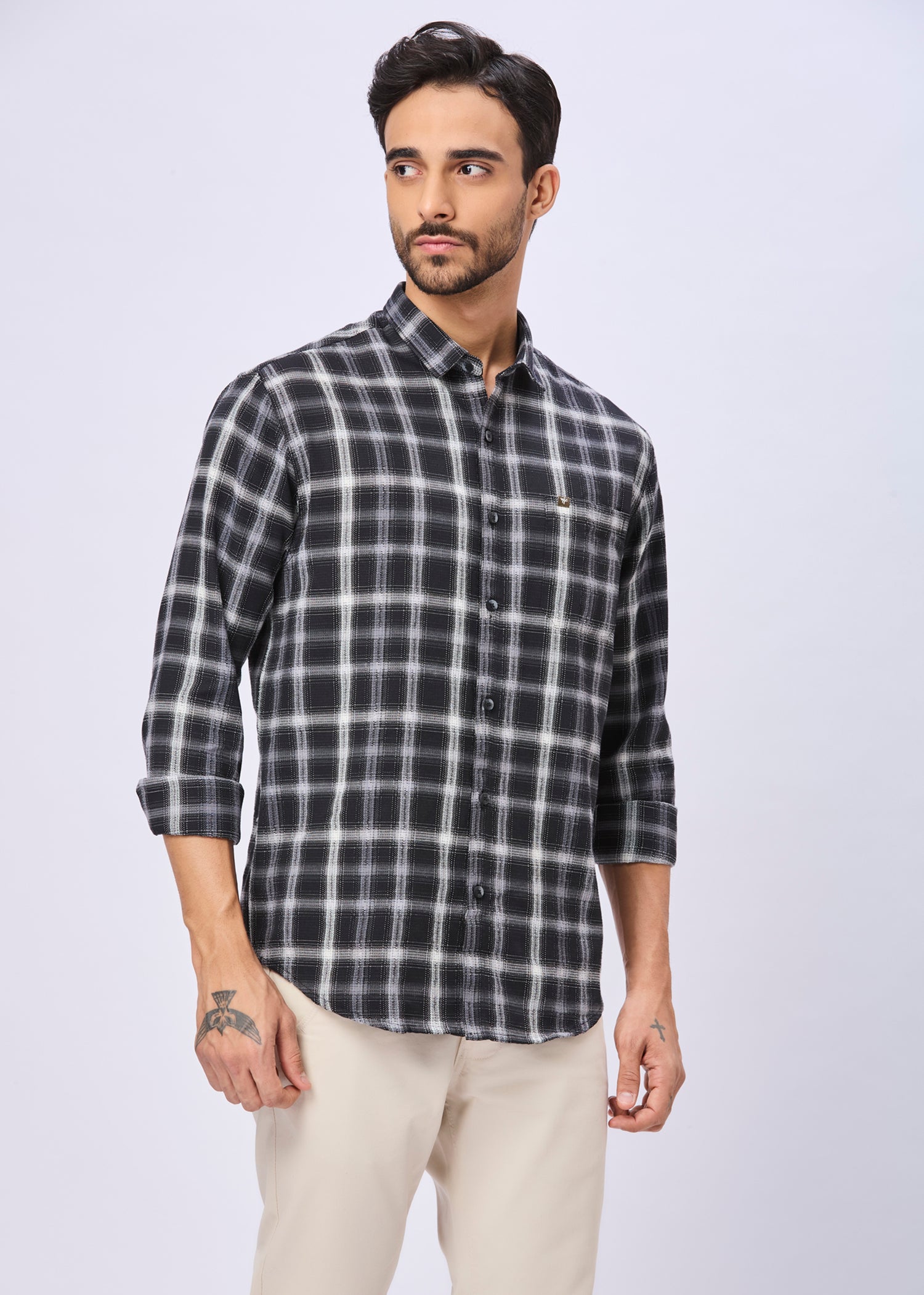 Dunk Checked Full Sleeve Shirt