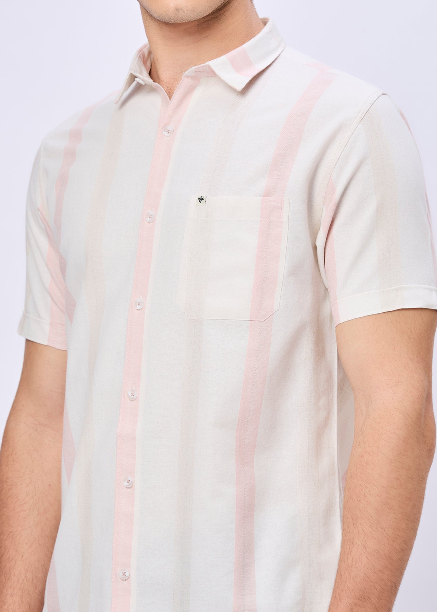 Arrington Striped Half Sleeve Shirt