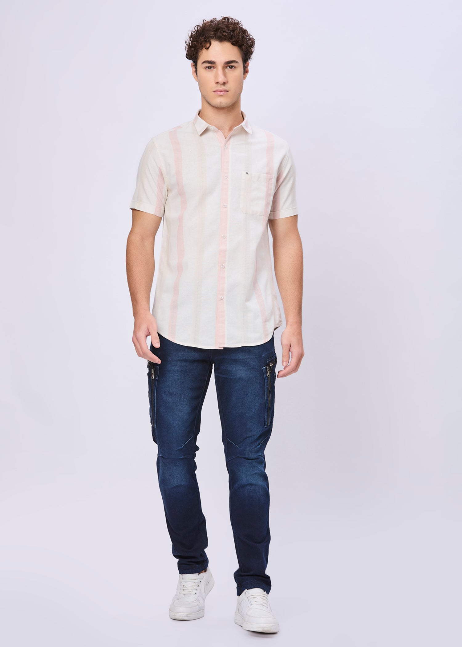 Arrington Striped Half Sleeve Shirt