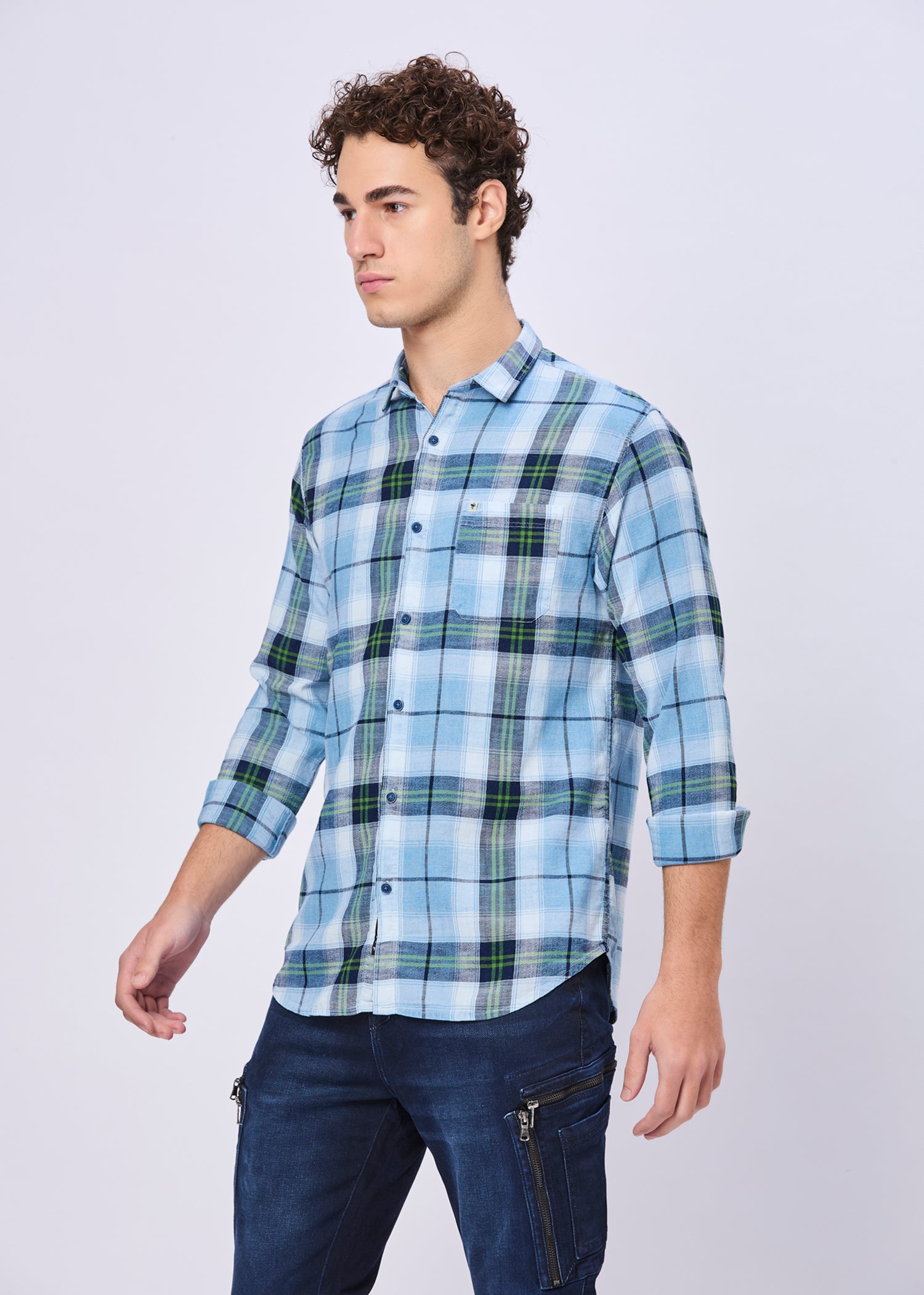 Bashment Checked Full Sleeve Shirt
