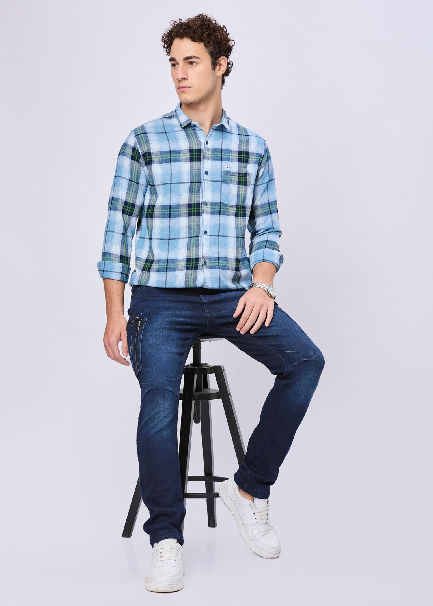 Bashment Checked Full Sleeve Shirt