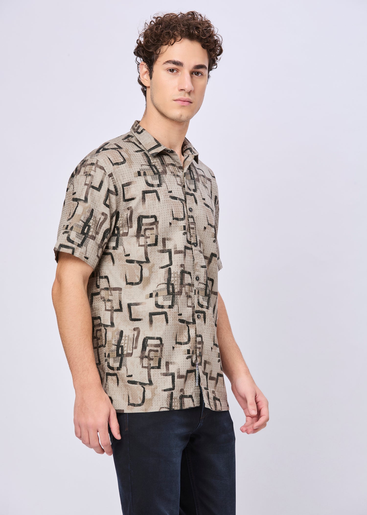 Baker Printed Casual Shirt
