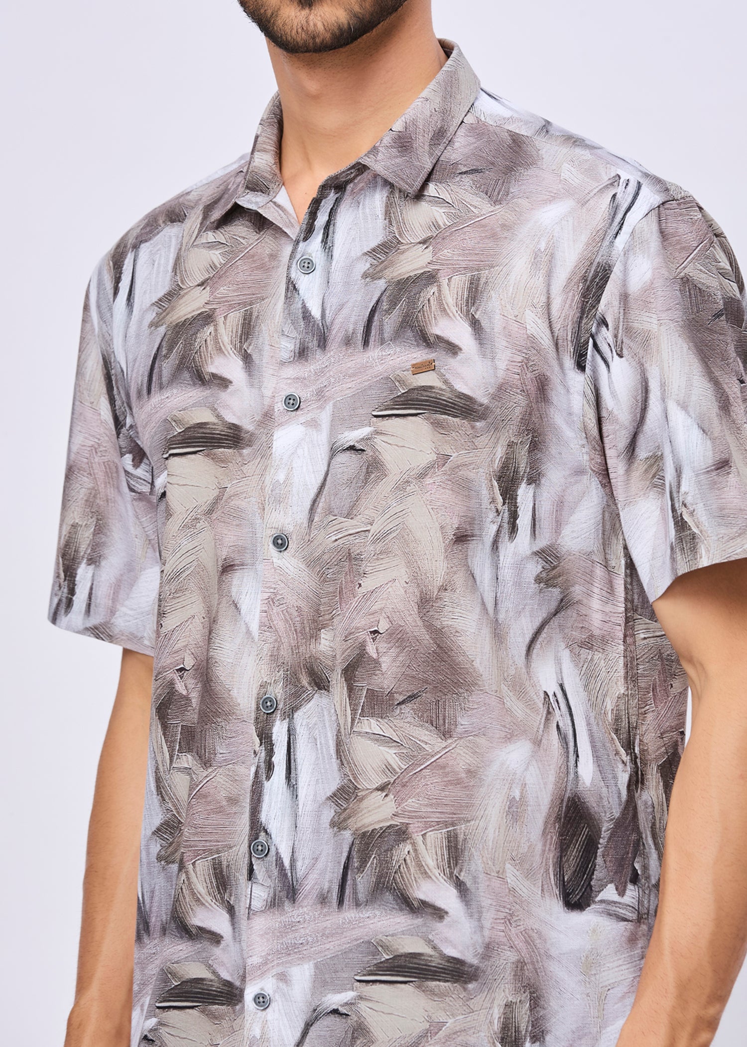Aikman Abstract Printed Shirt