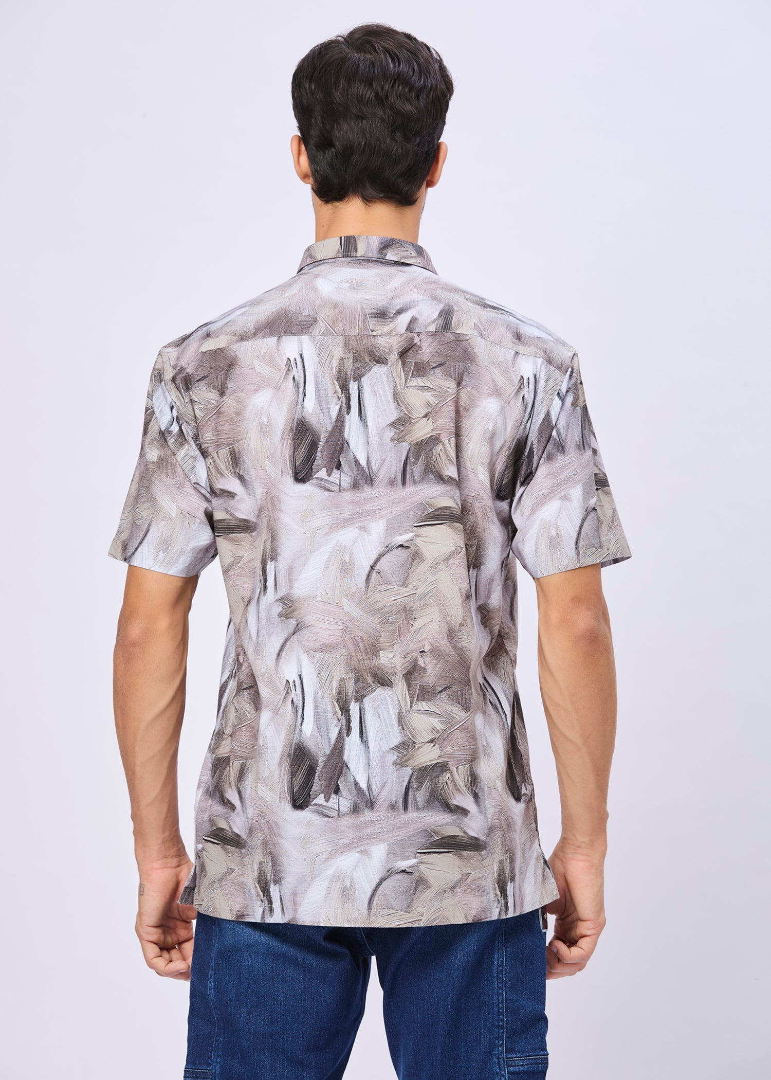 Aikman Abstract Printed Shirt